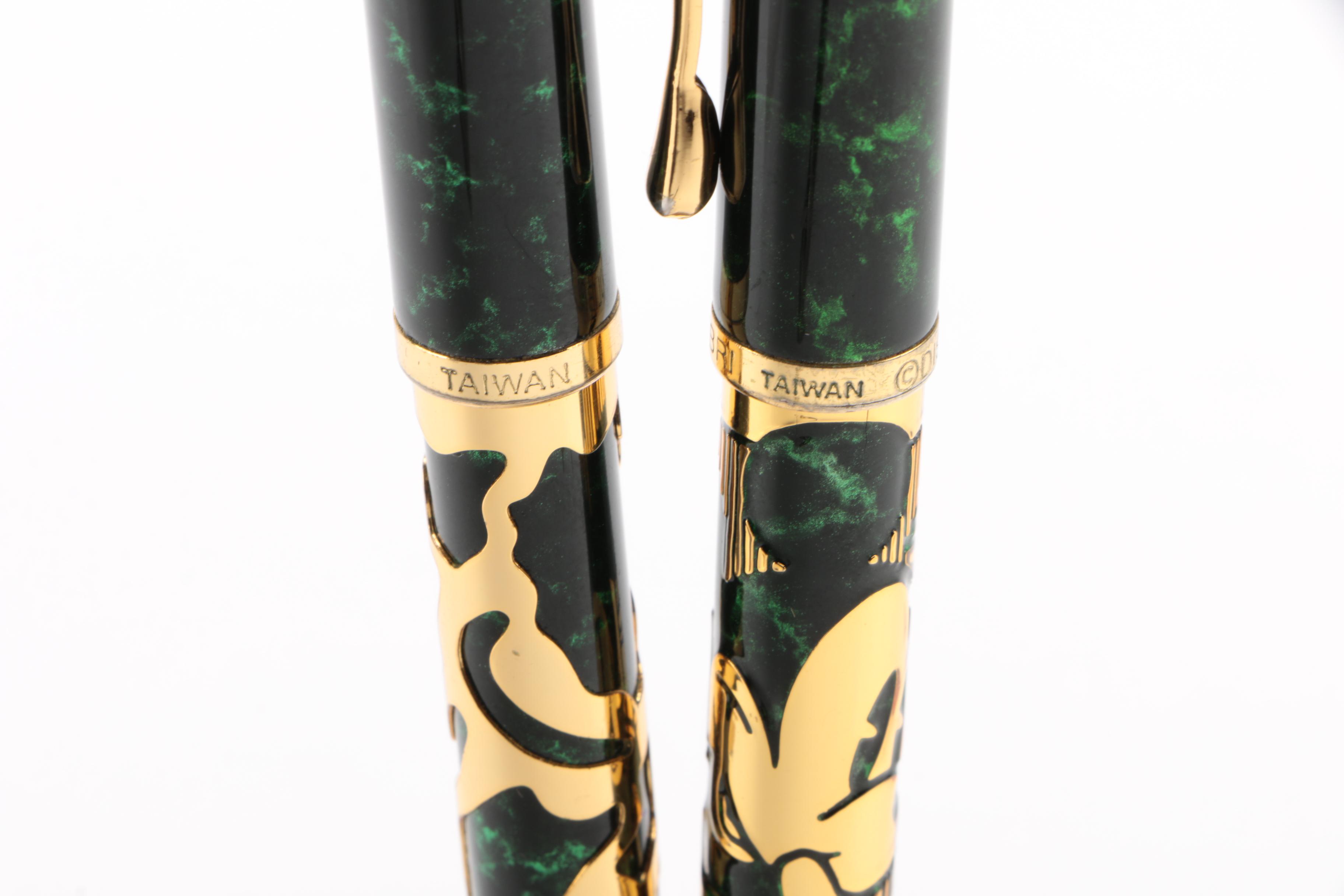 Colibri Ballpoint and Fountain Pens Featuring Disney's "Mickey Mouse"