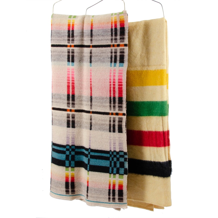 Striped Wool Blankets Including Wool of the West