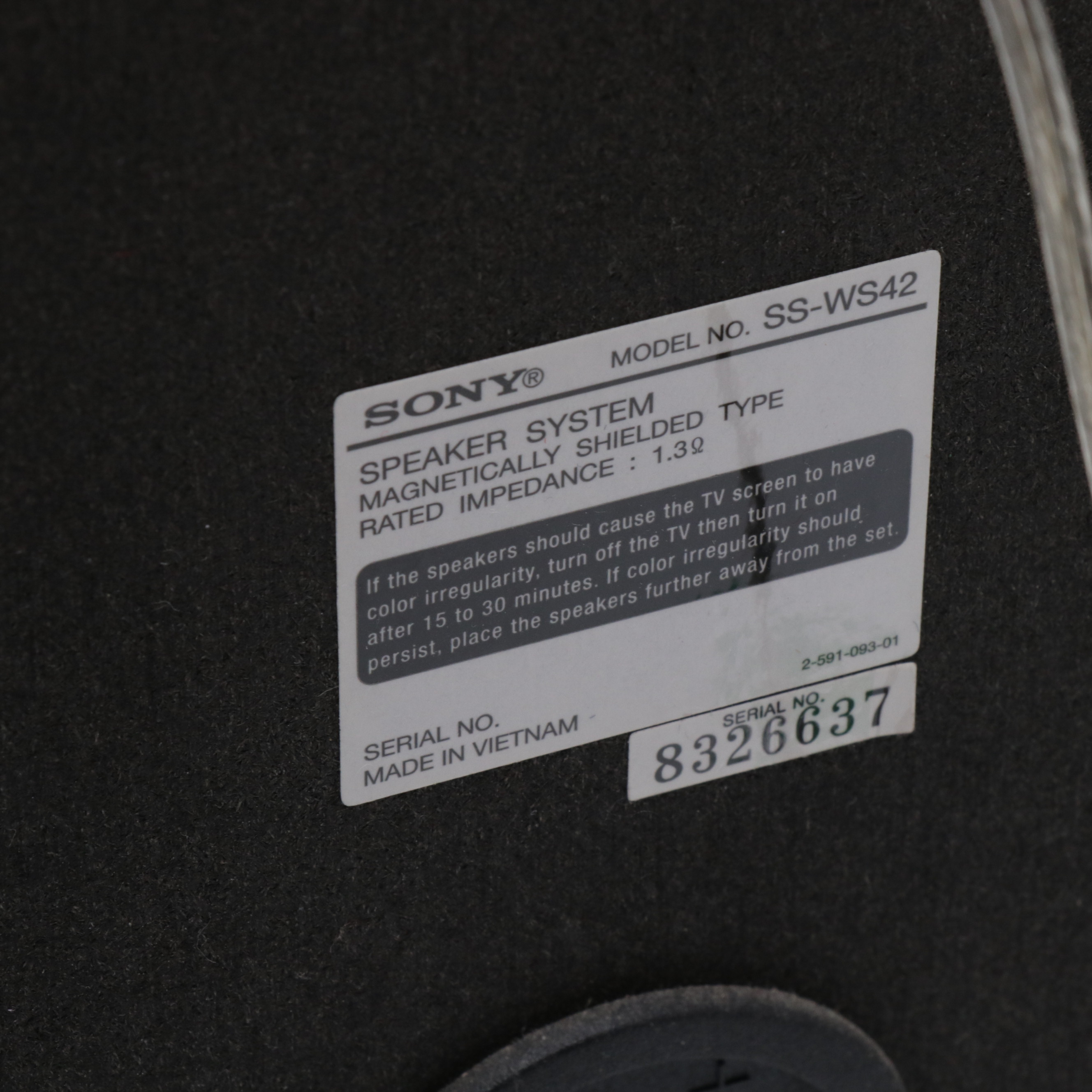 Sony Surround Sound Speaker System