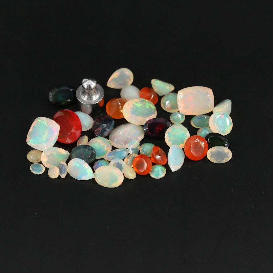 Loose 19.83 CTW Opal Gemstones