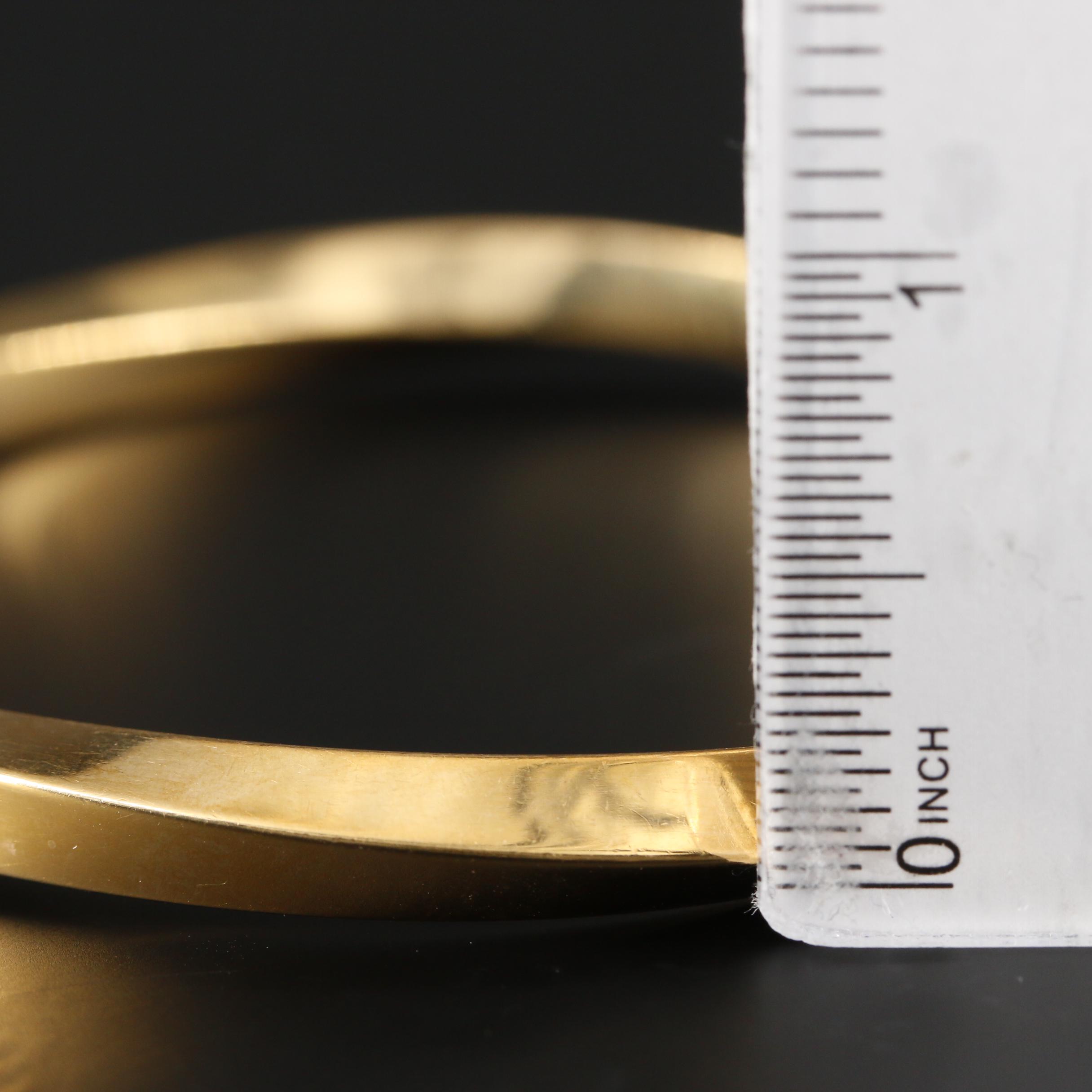 Tiffany & Co. 18K Yellow Gold Bangle Bracelet