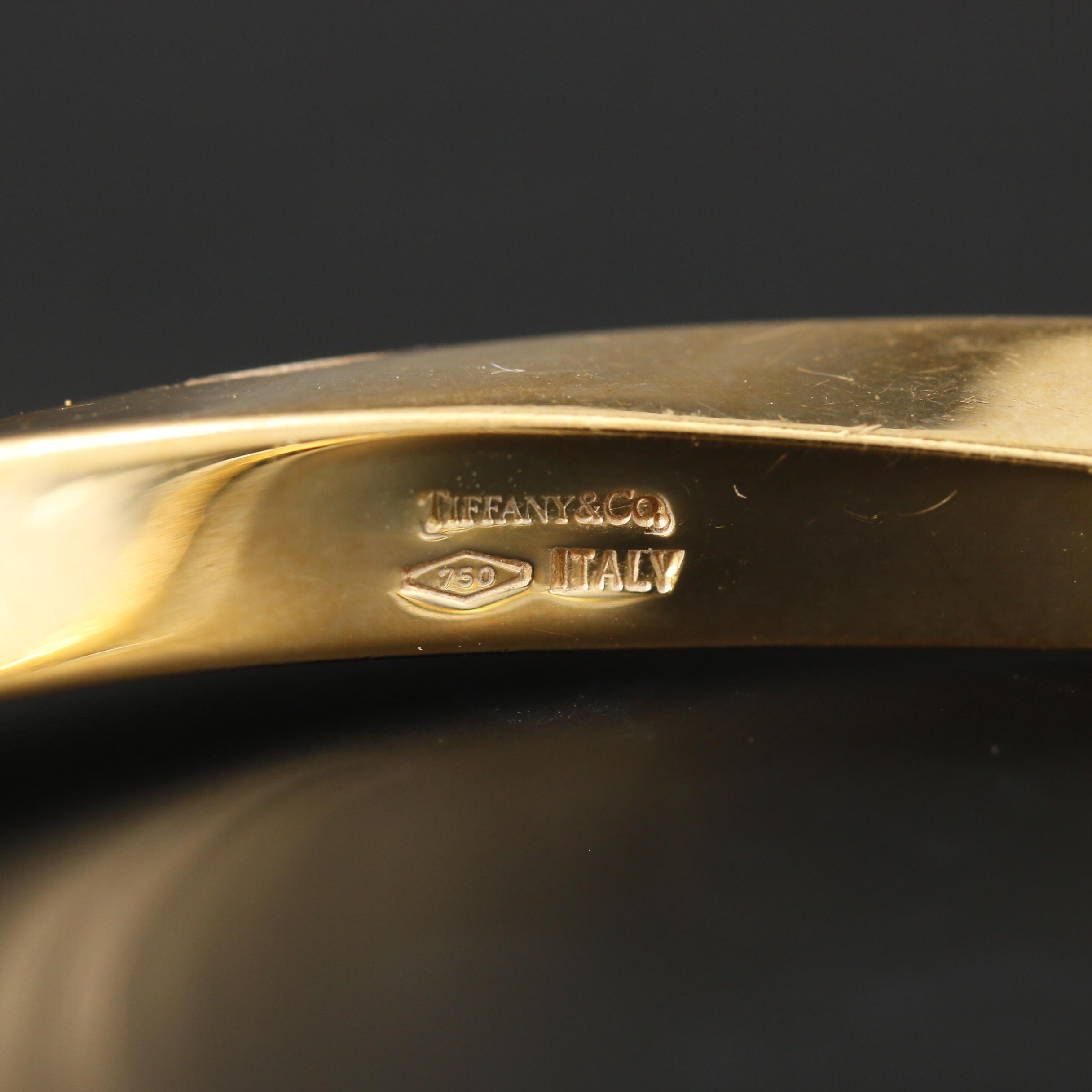Tiffany & Co. 18K Yellow Gold Bangle Bracelet