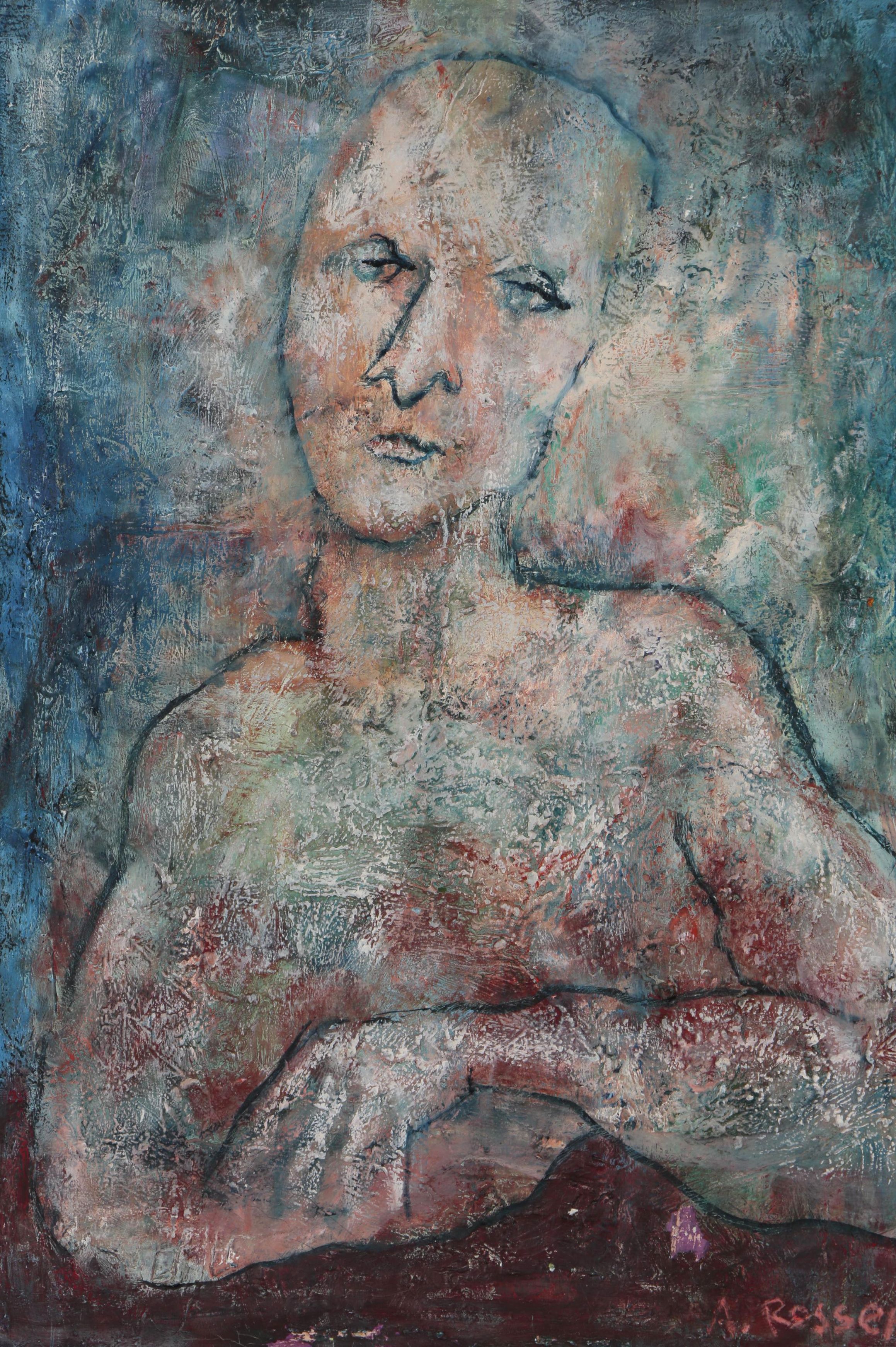 Alvin Rosser Figure Oil Painting