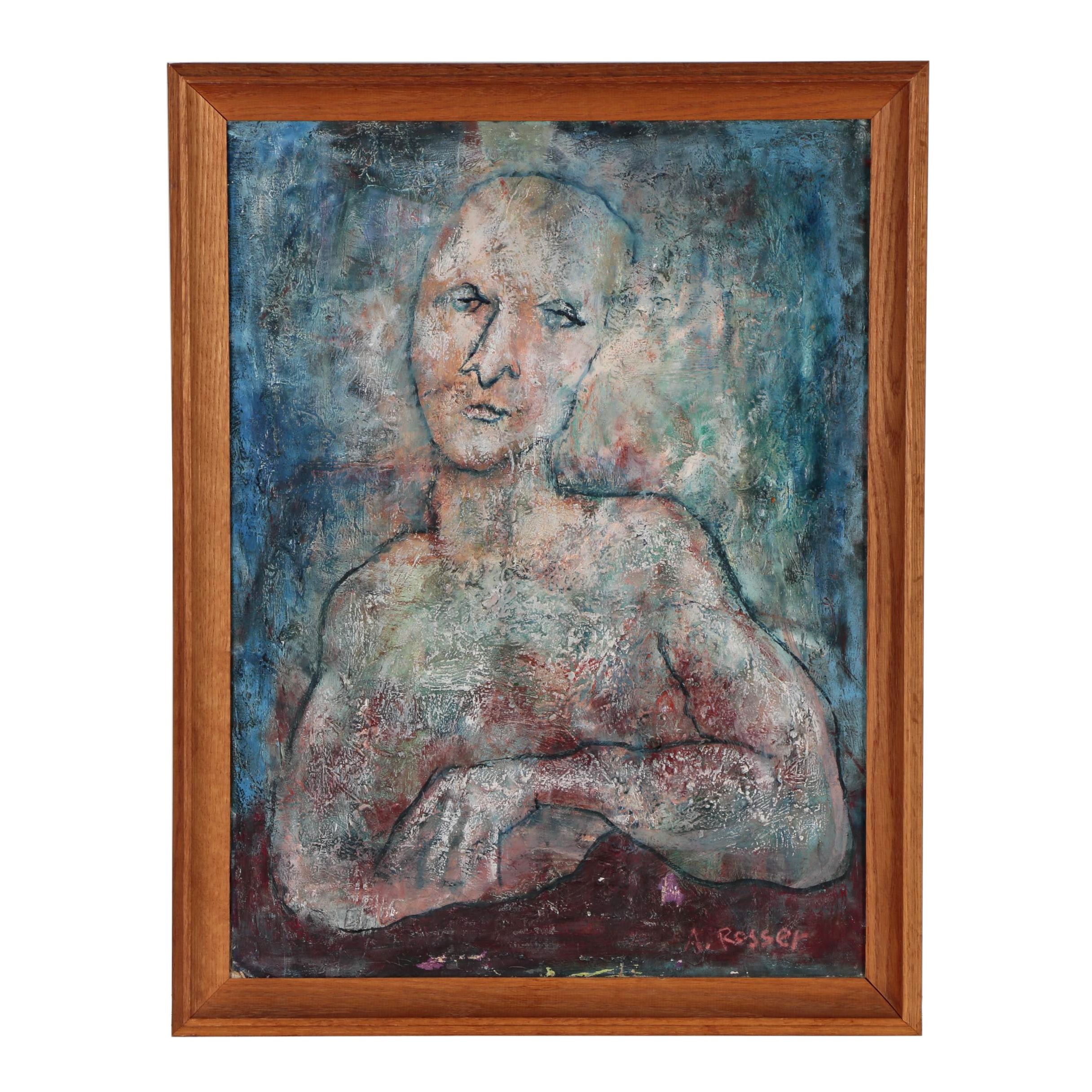 Alvin Rosser Figure Oil Painting