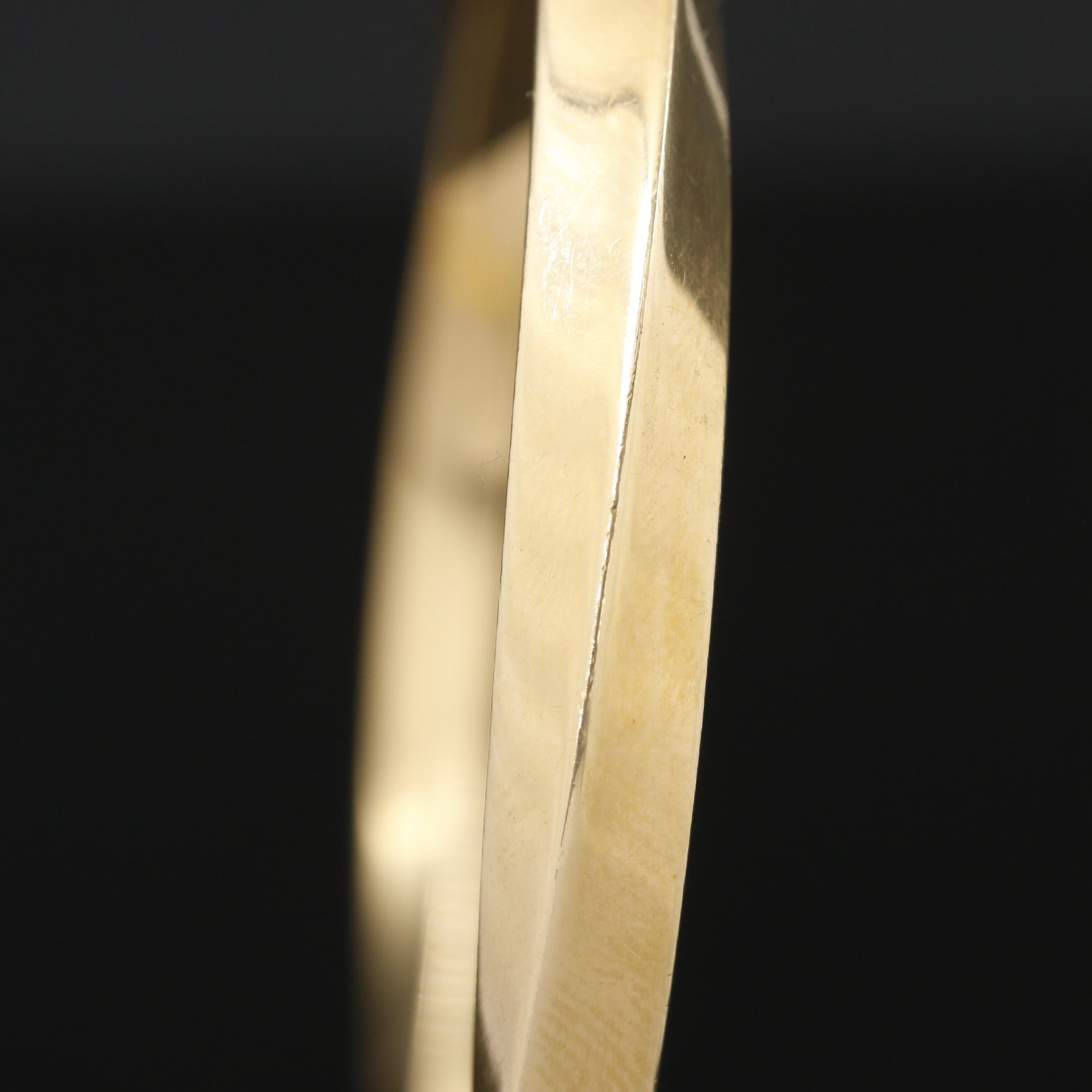 Tiffany & Co. 18K Yellow Gold Bangle Bracelet