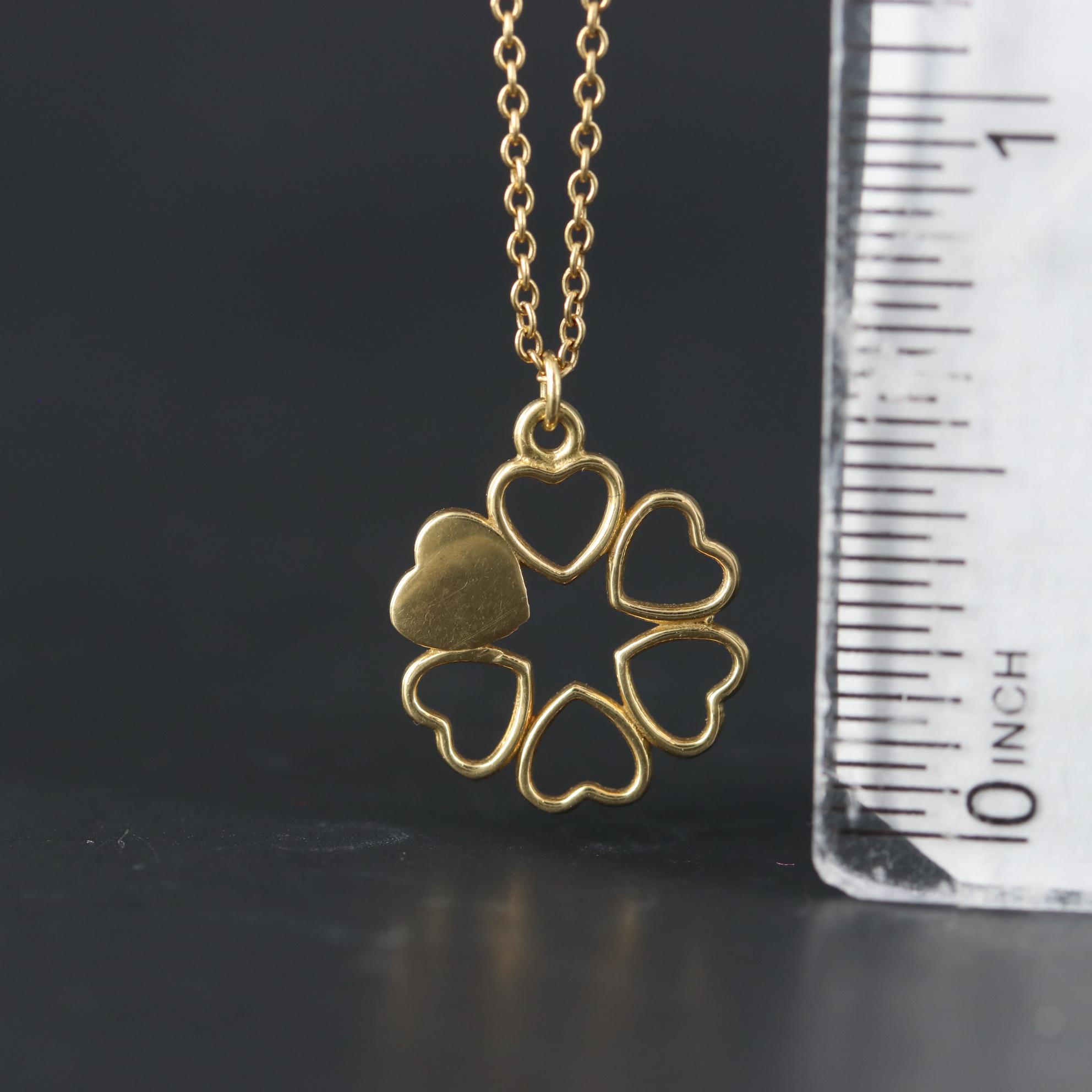 Paloma Picasco for Tiffany & Co. "Crown of Hearts" Collection 18K Gold Necklace