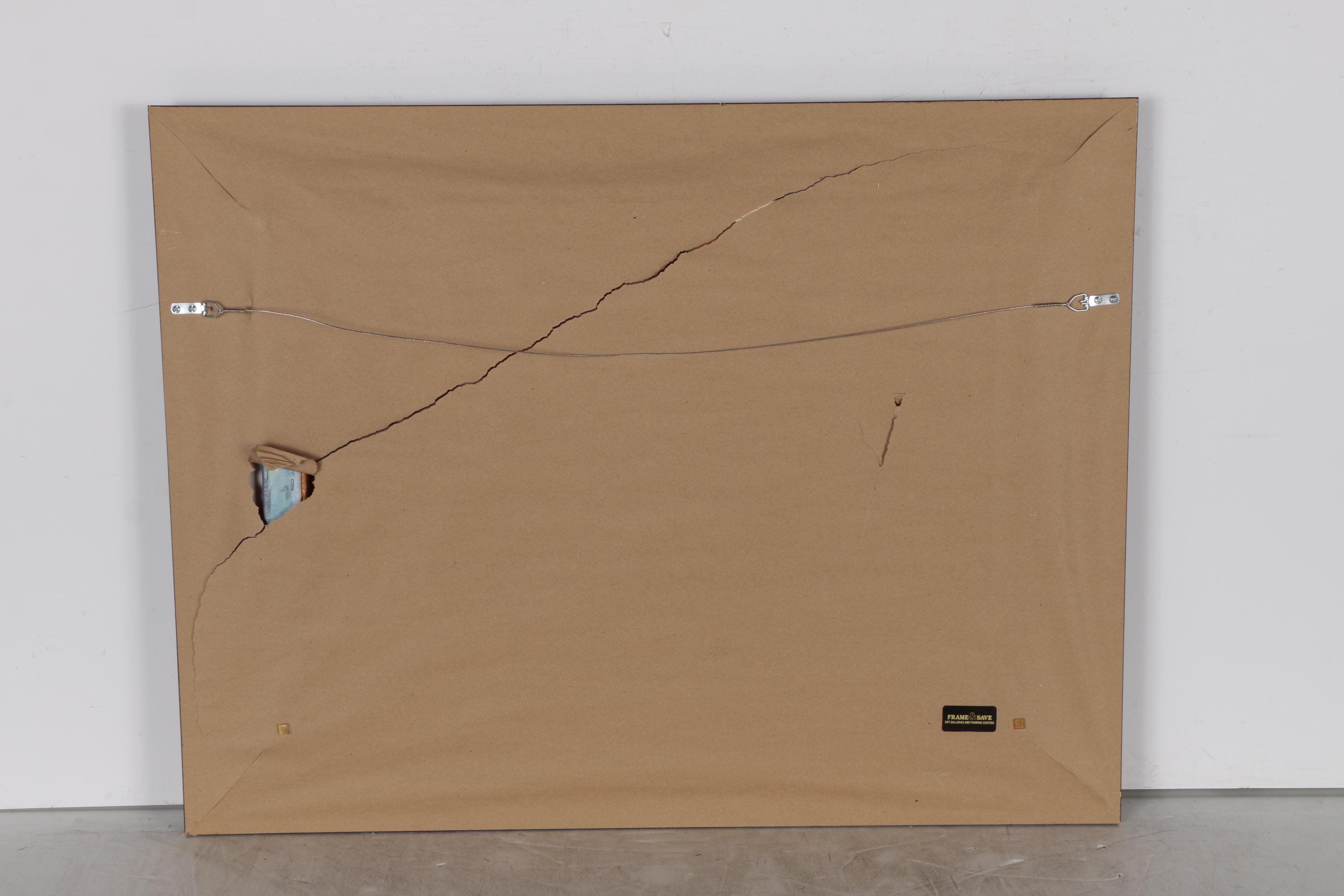 Steve Jenkins Oil Painting of Impressionistic Winter Landscape