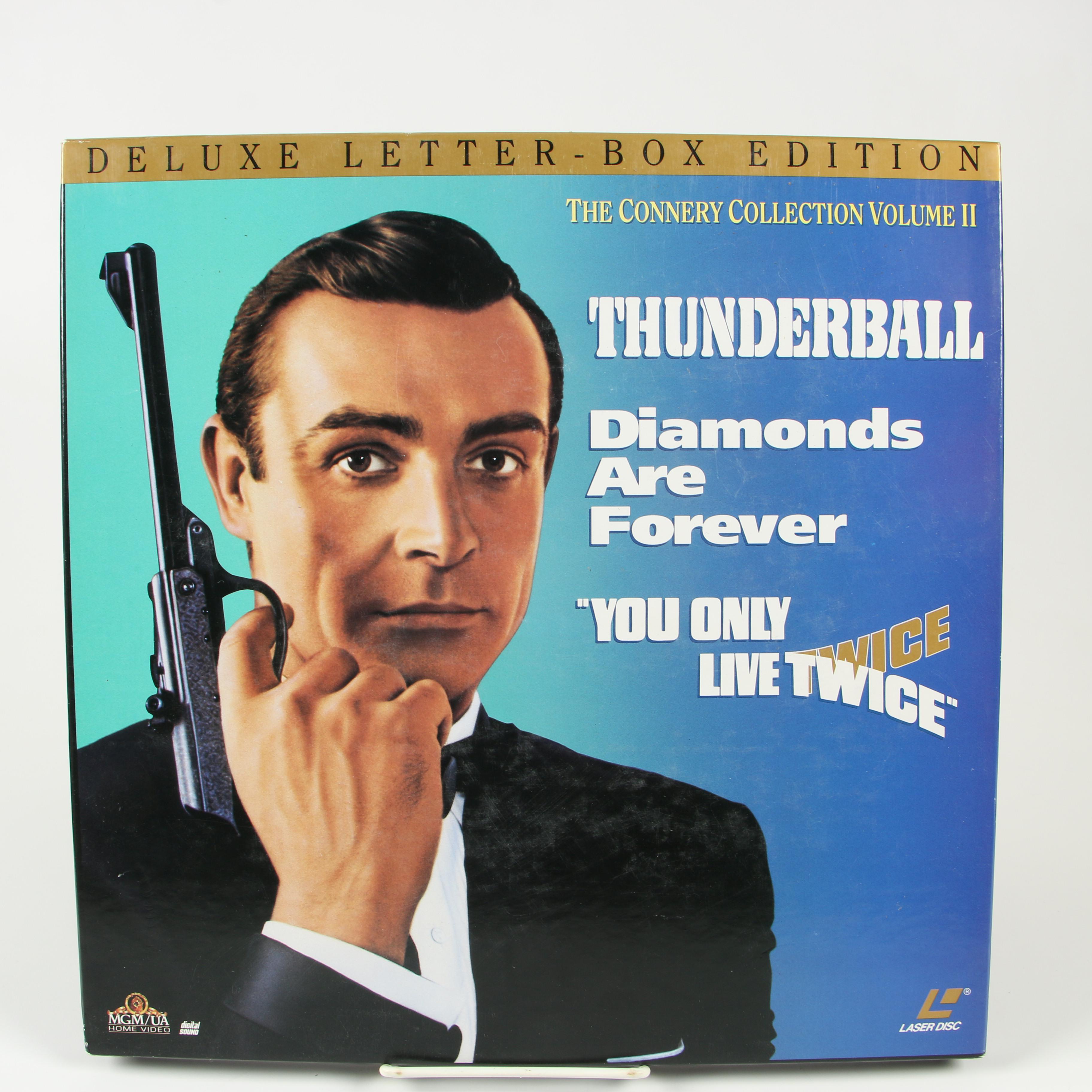 LaserDisc Films Including Sean Connery James Bond Titles