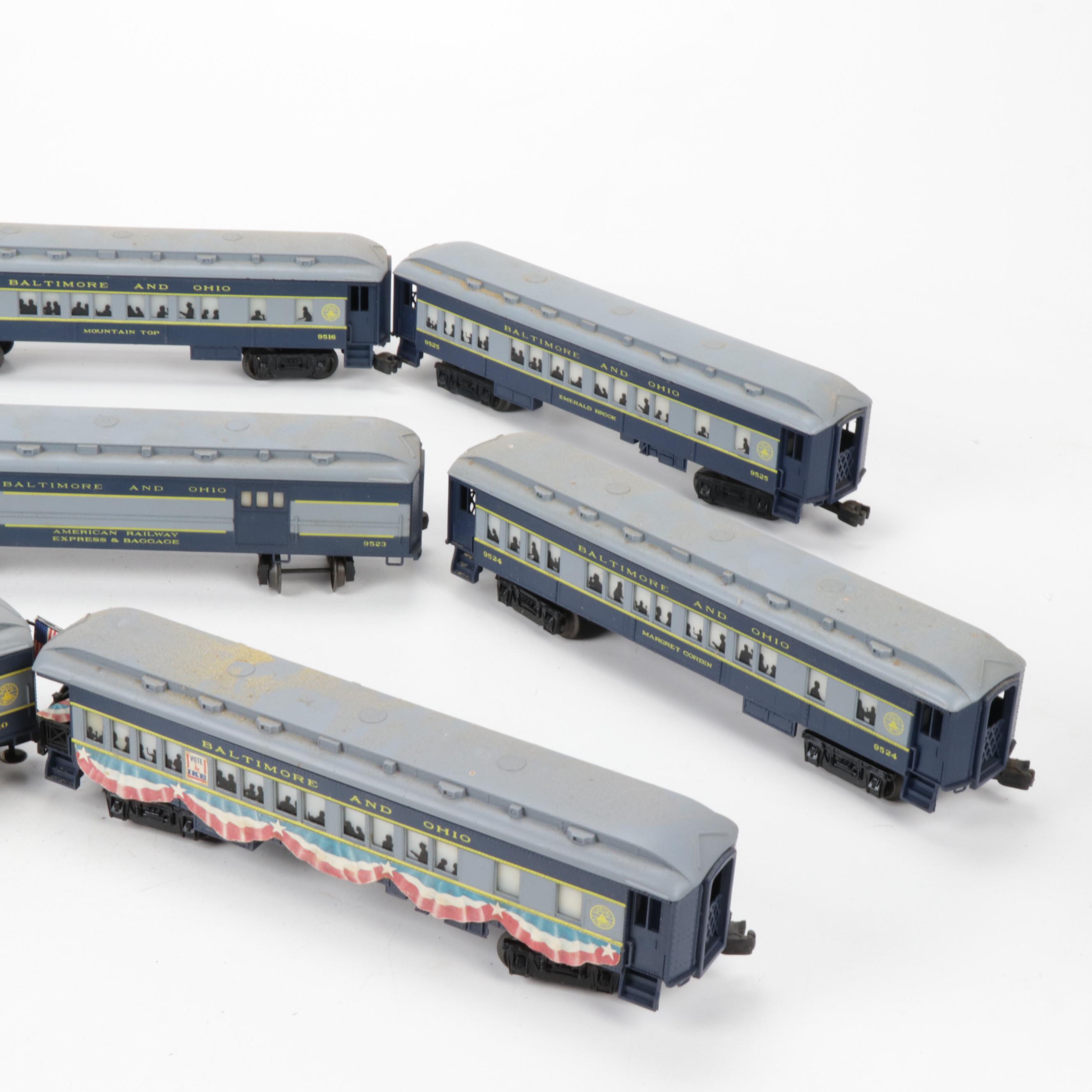 Lionel O-Scale Baltimore & Ohio Diesel Locomotives and Passenger Cars