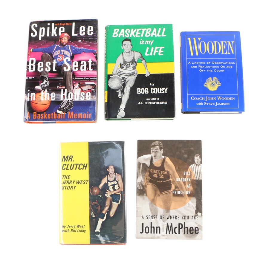 "Basketball Is My Life" with Other Basketball Books including First Editions