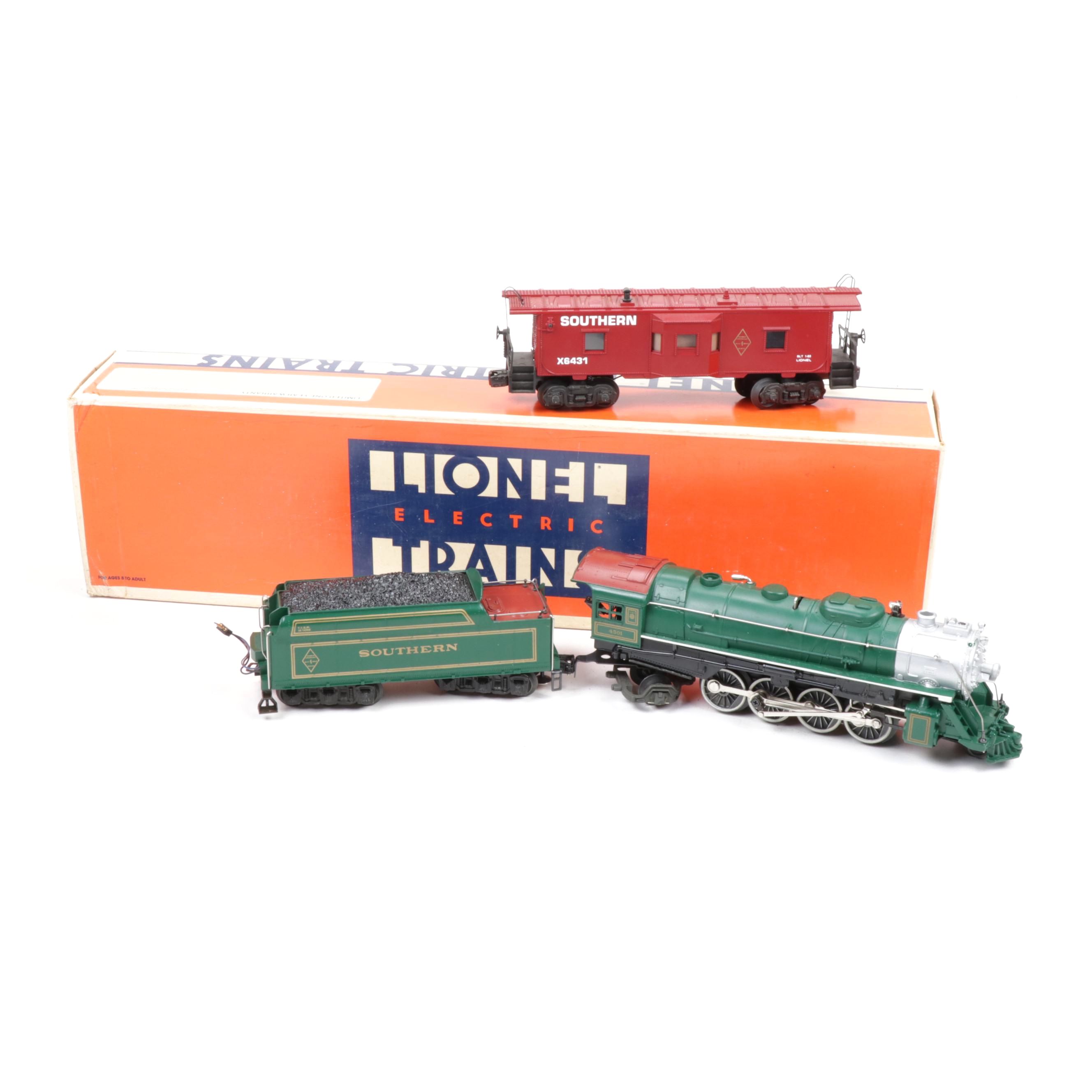 Lionel O Scale Southern 8309 Mikado Steam Locomotive and X6431 Caboose