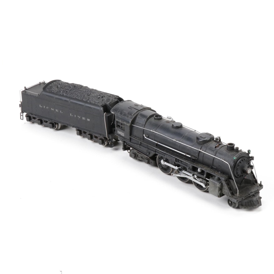 Pre-War Lionel O-Scale 226E Steam Locomotive with Die-Cast Metal 2226W Tender