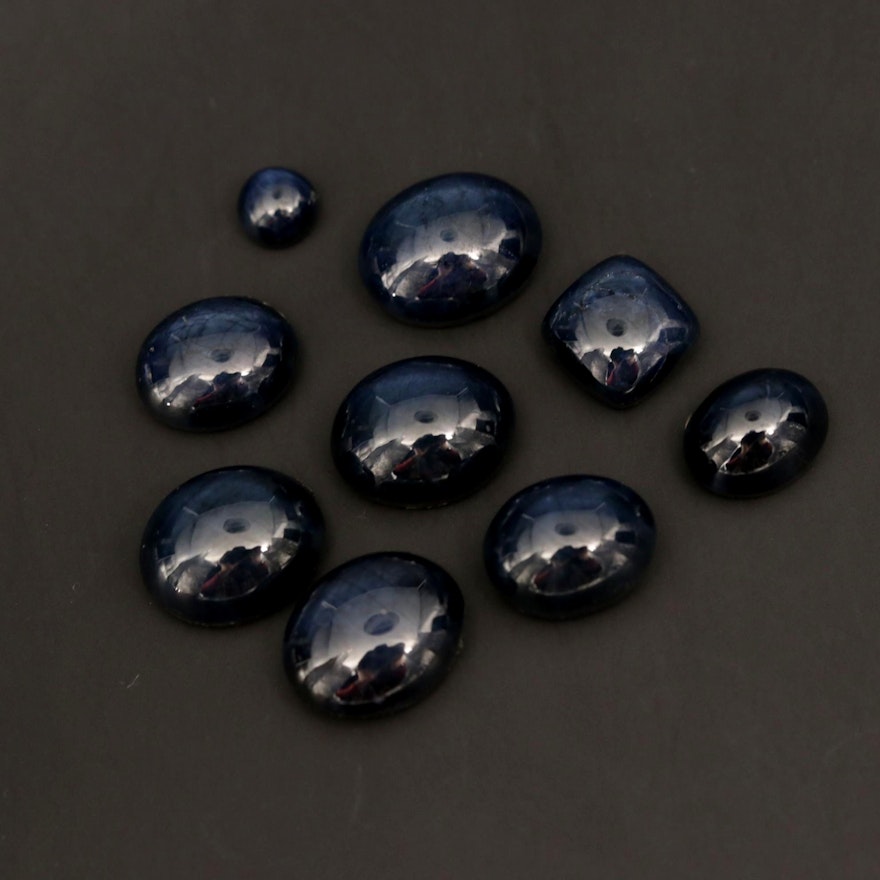 Loose 41.75 CTW Star Sapphire Gemstones
