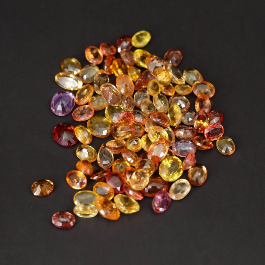 Loose 21.33 CTW Fancy Sapphire Gemstones