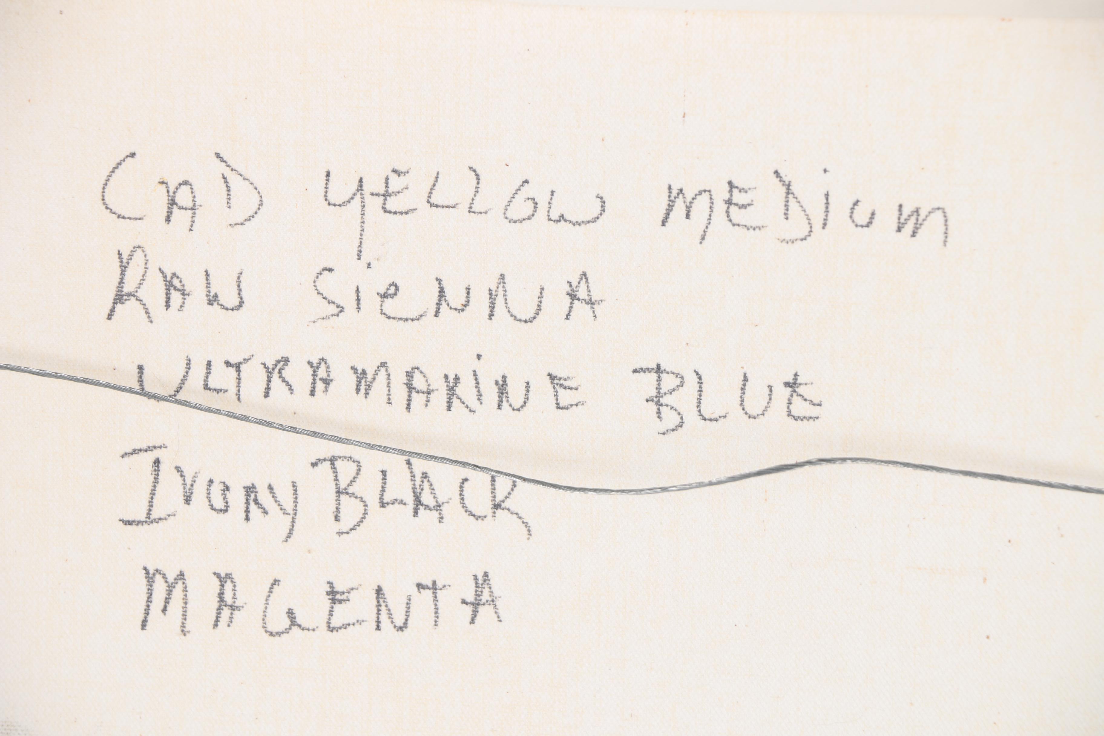 Acrylic Painting of Cat Eyes