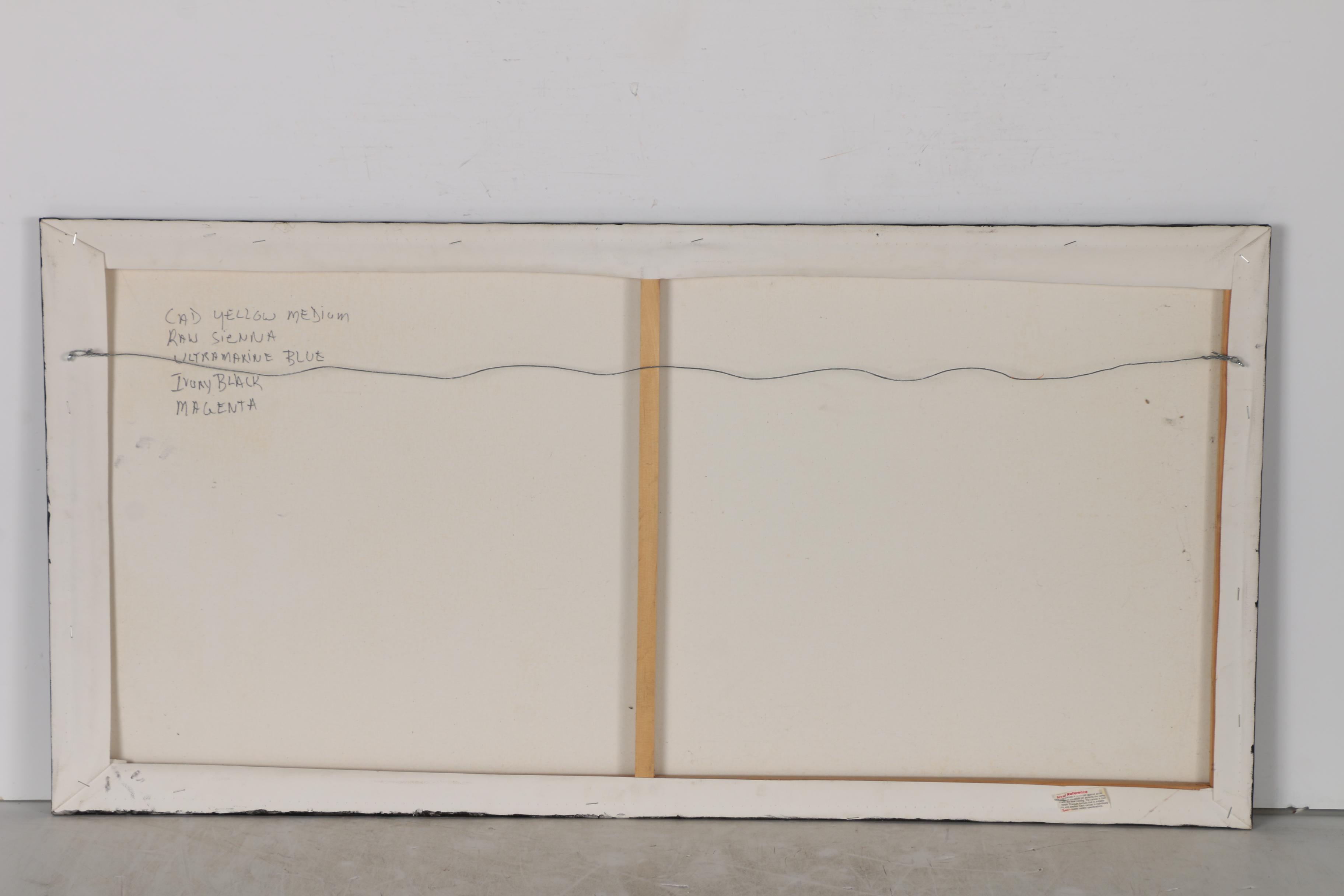 Acrylic Painting of Cat Eyes