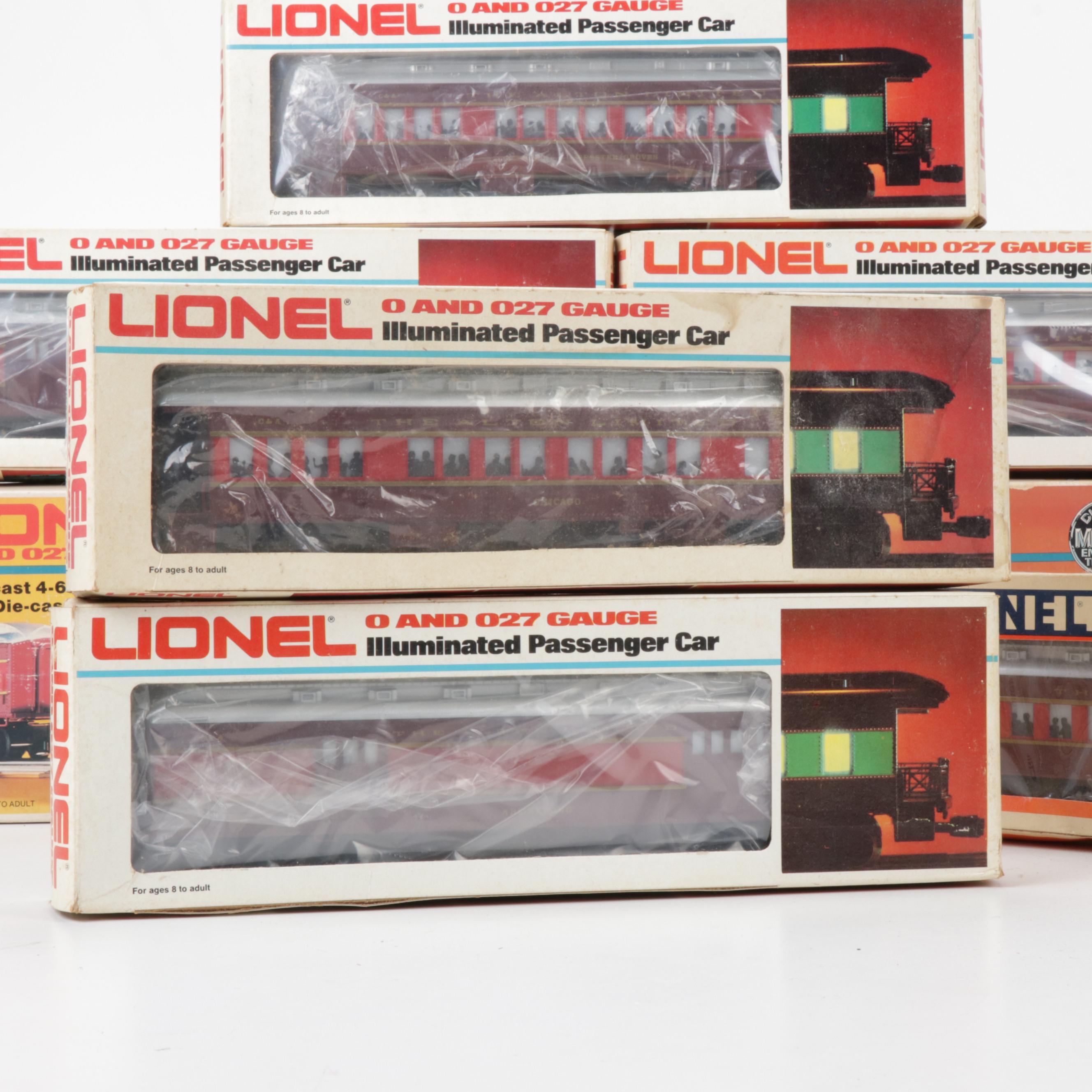 Lionel "Chicago and Alton" Steam Locomotive and Passenger Cars,1980s