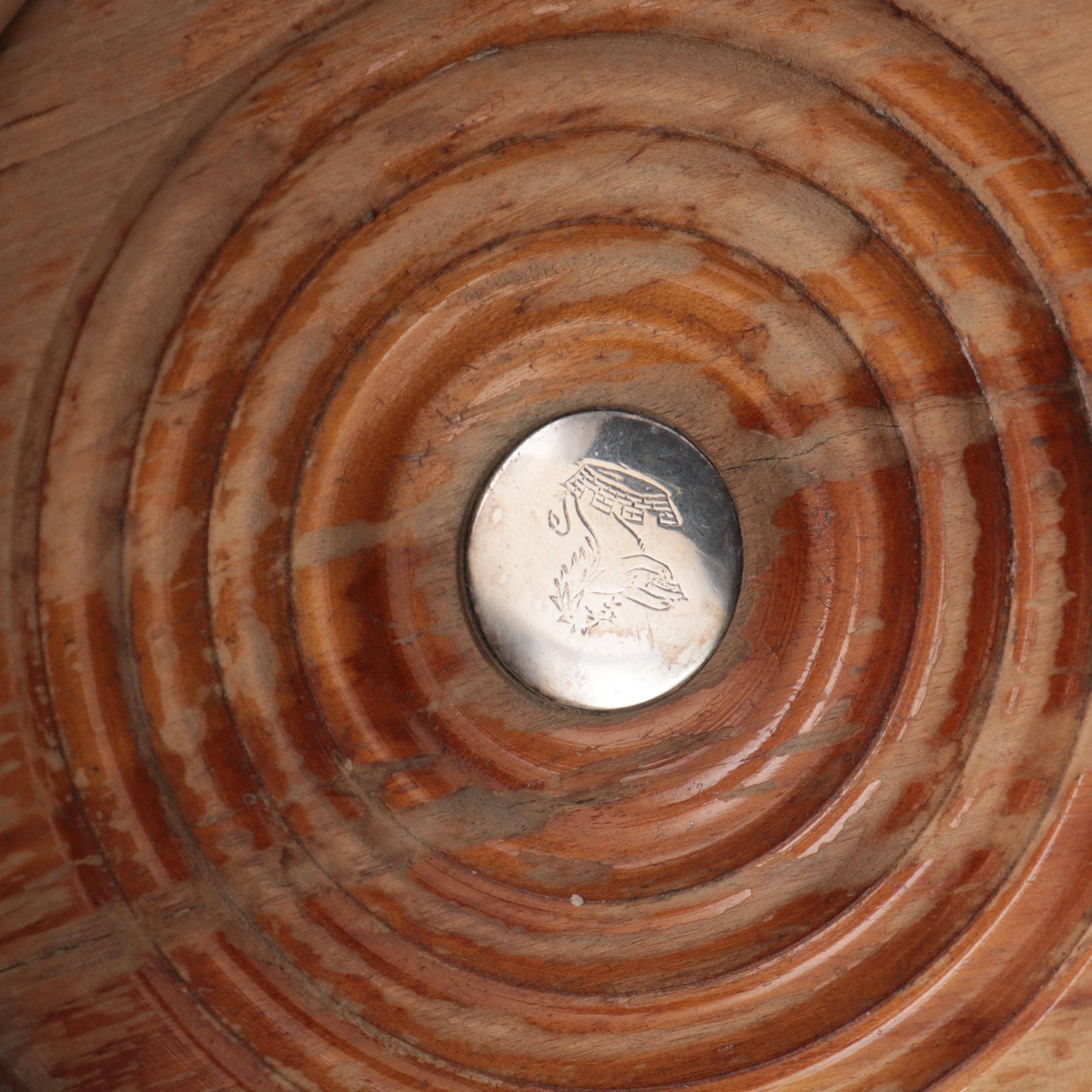 Barbour Silver Co. Antique Sterling Silver and Silver Plate Wine Coasters