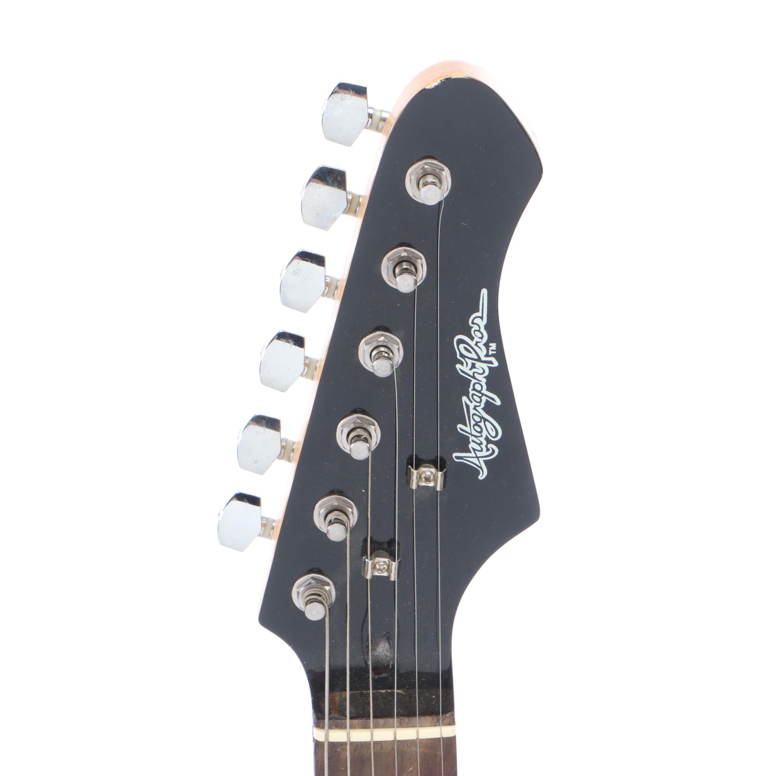 Faith Hill Signed Custom AutographPros Portrait Guitar, PSA/DNA COA