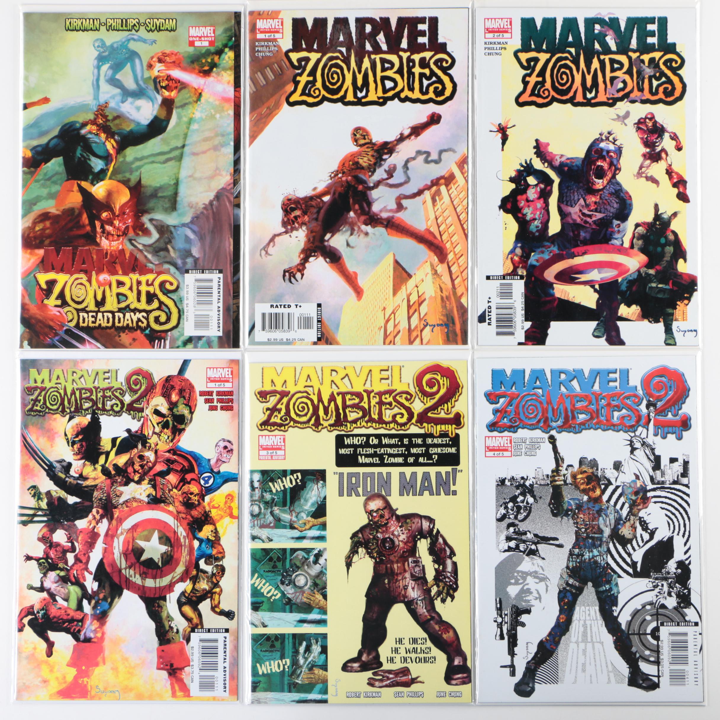 Zombie Genre Comic Book Grouping Including "Night of the Living Dead, Modern Age