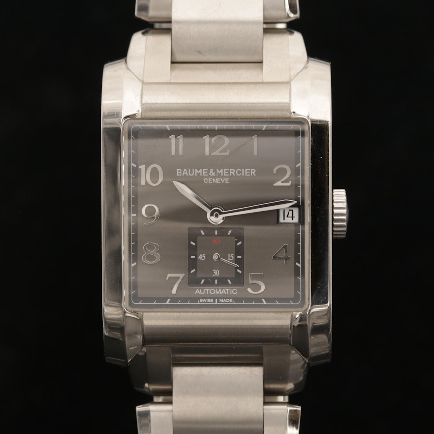 Baume & Mercier Hampton Stainless Steel Wristwatch