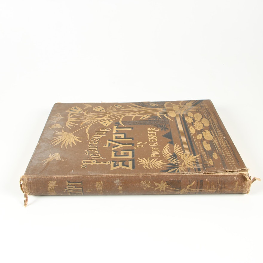 "Egypt: Descriptive, Historical, and Picturesque Vol. II" by Ebers, circa 1878