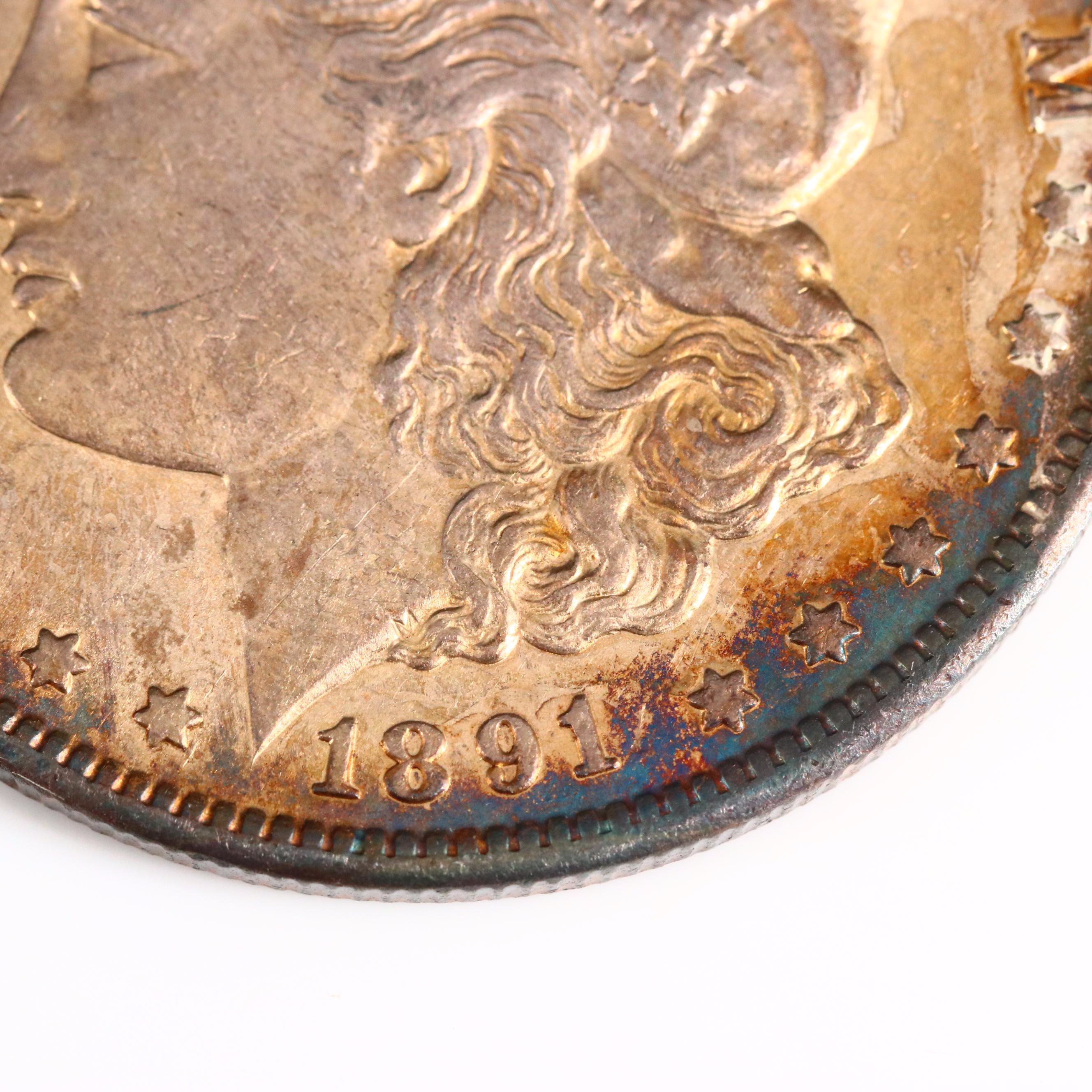 1891 Carson City Silver Morgan Dollar