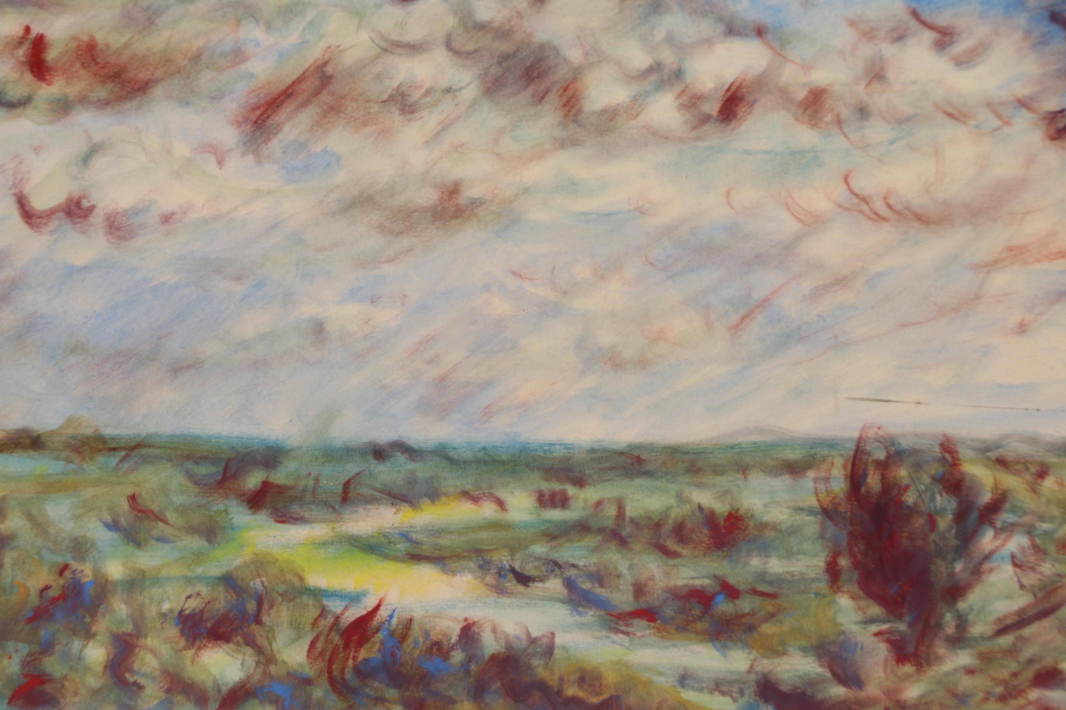 Paul Chidlaw Landscape Mixed Media Painting