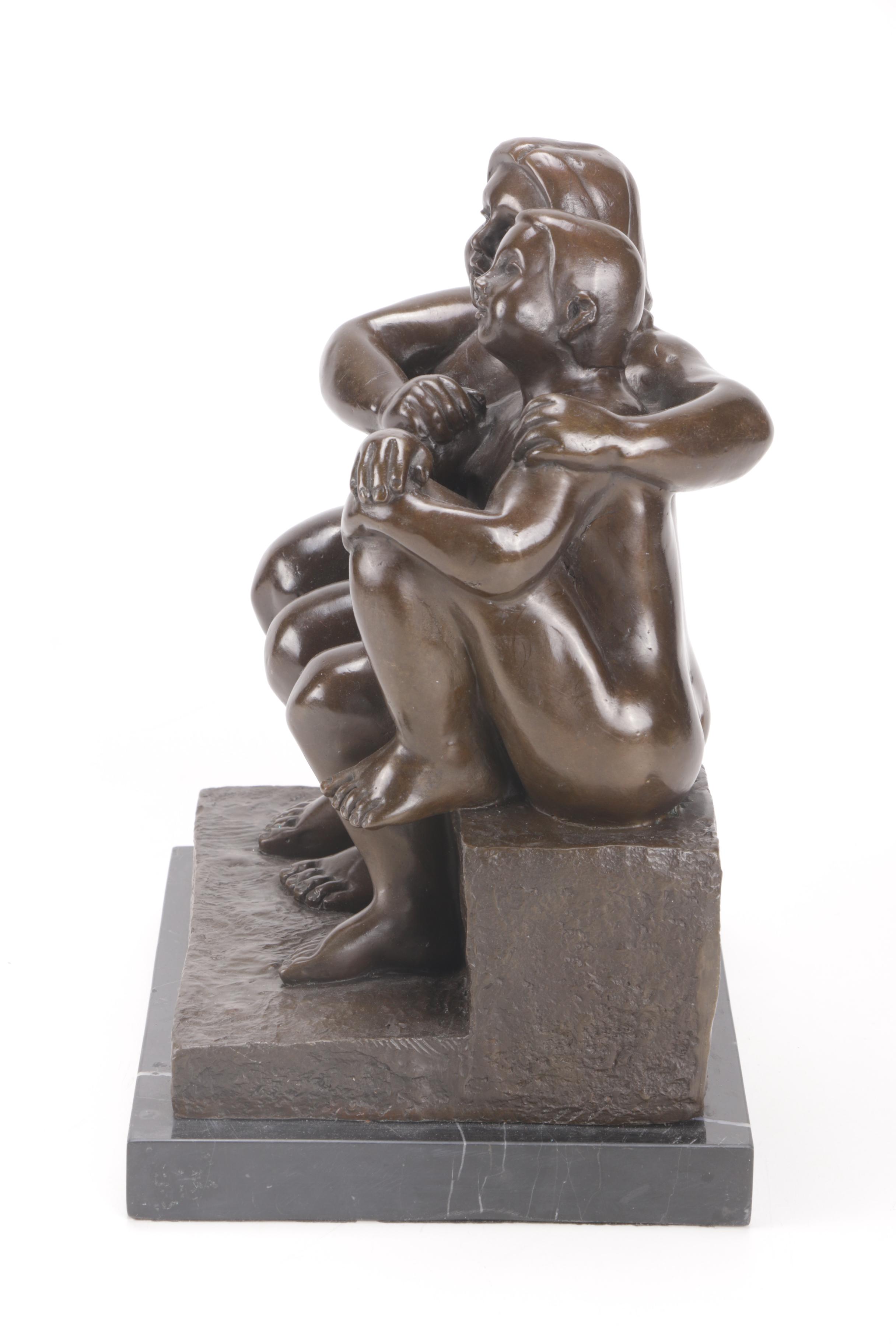 European Bronze Finery Reproduction Sculpture After Ferdinand Botero