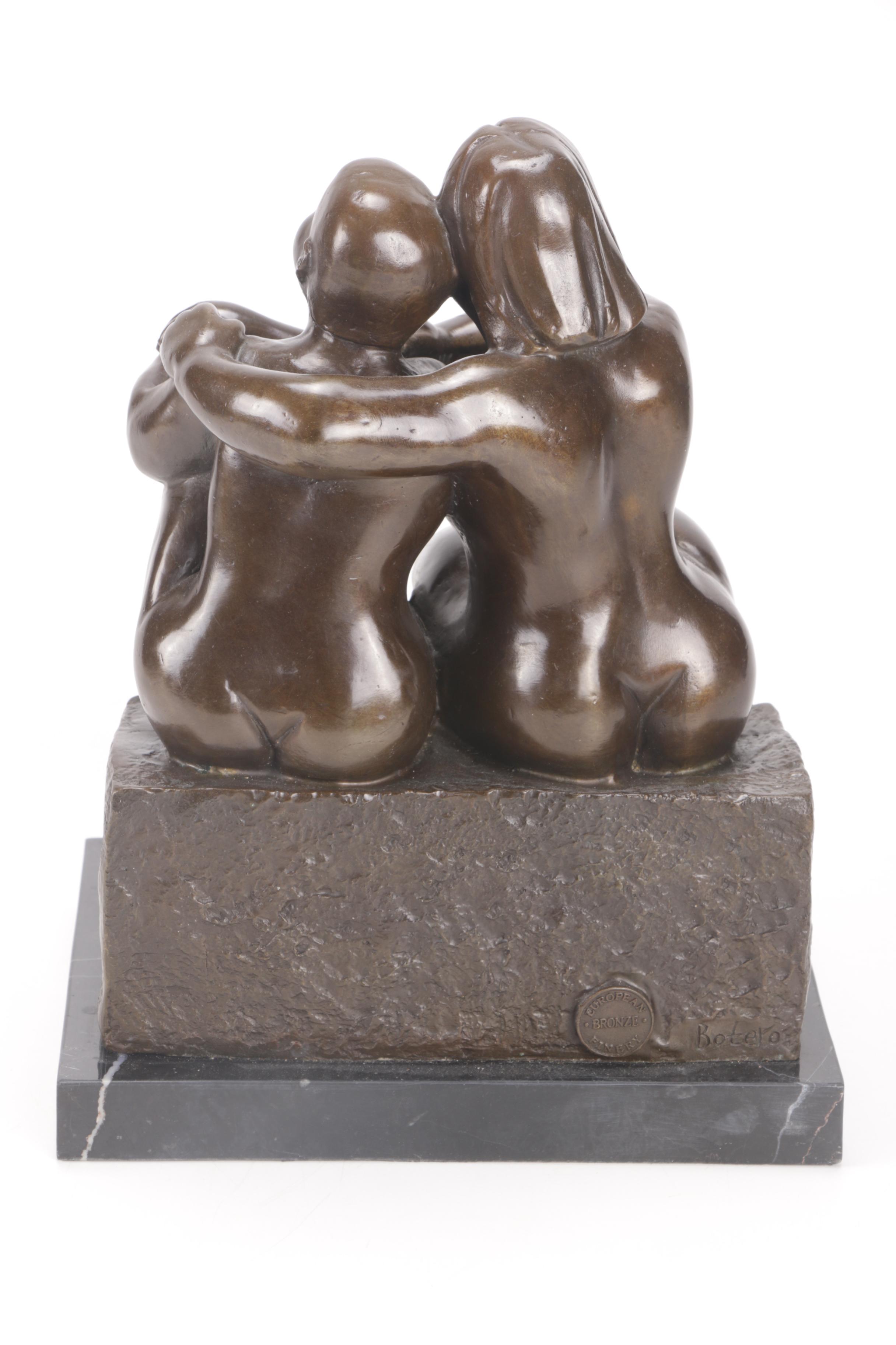 European Bronze Finery Reproduction Sculpture After Ferdinand Botero