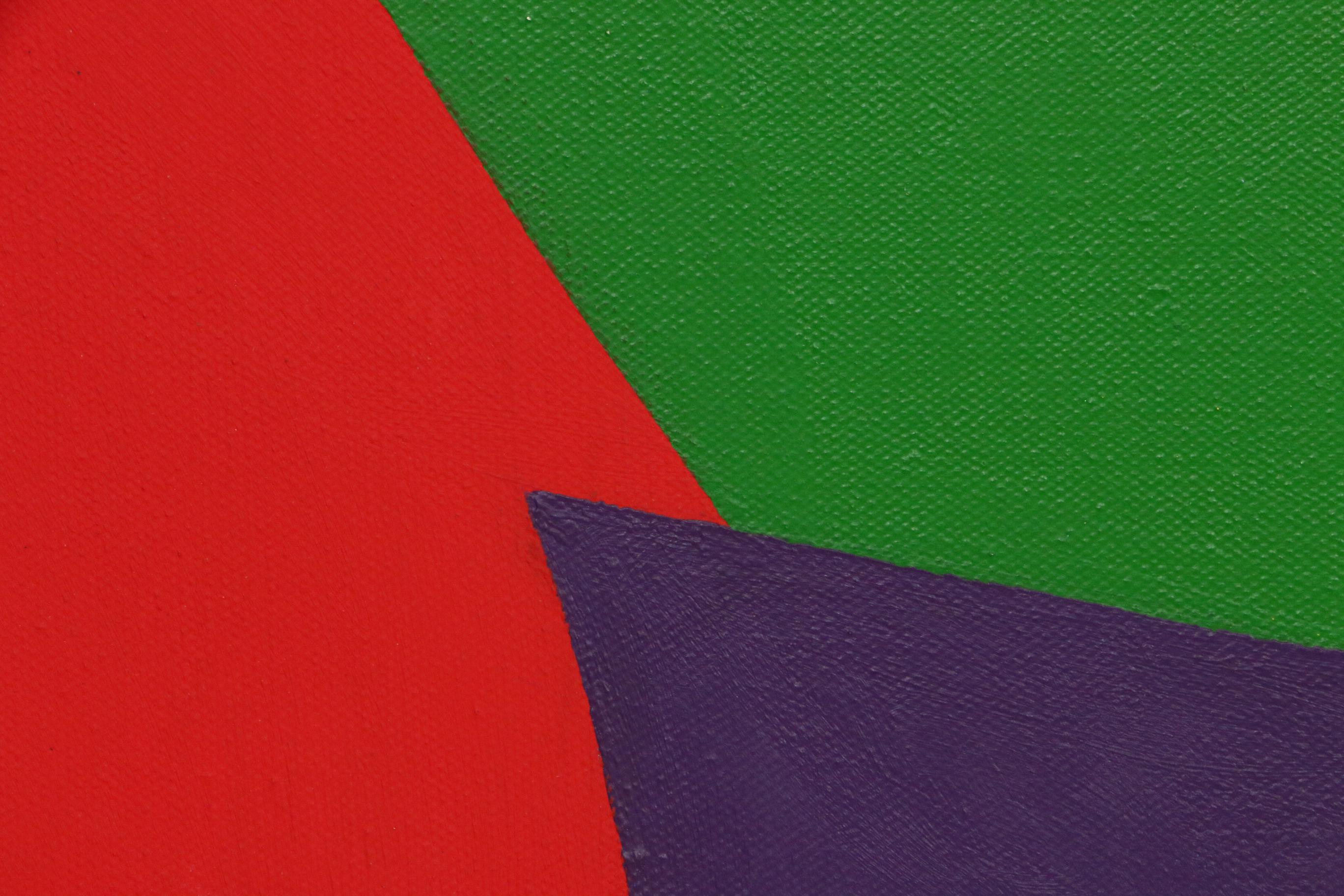 Elizabeth Blumenthal Acrylic Painting "Flight," 1971