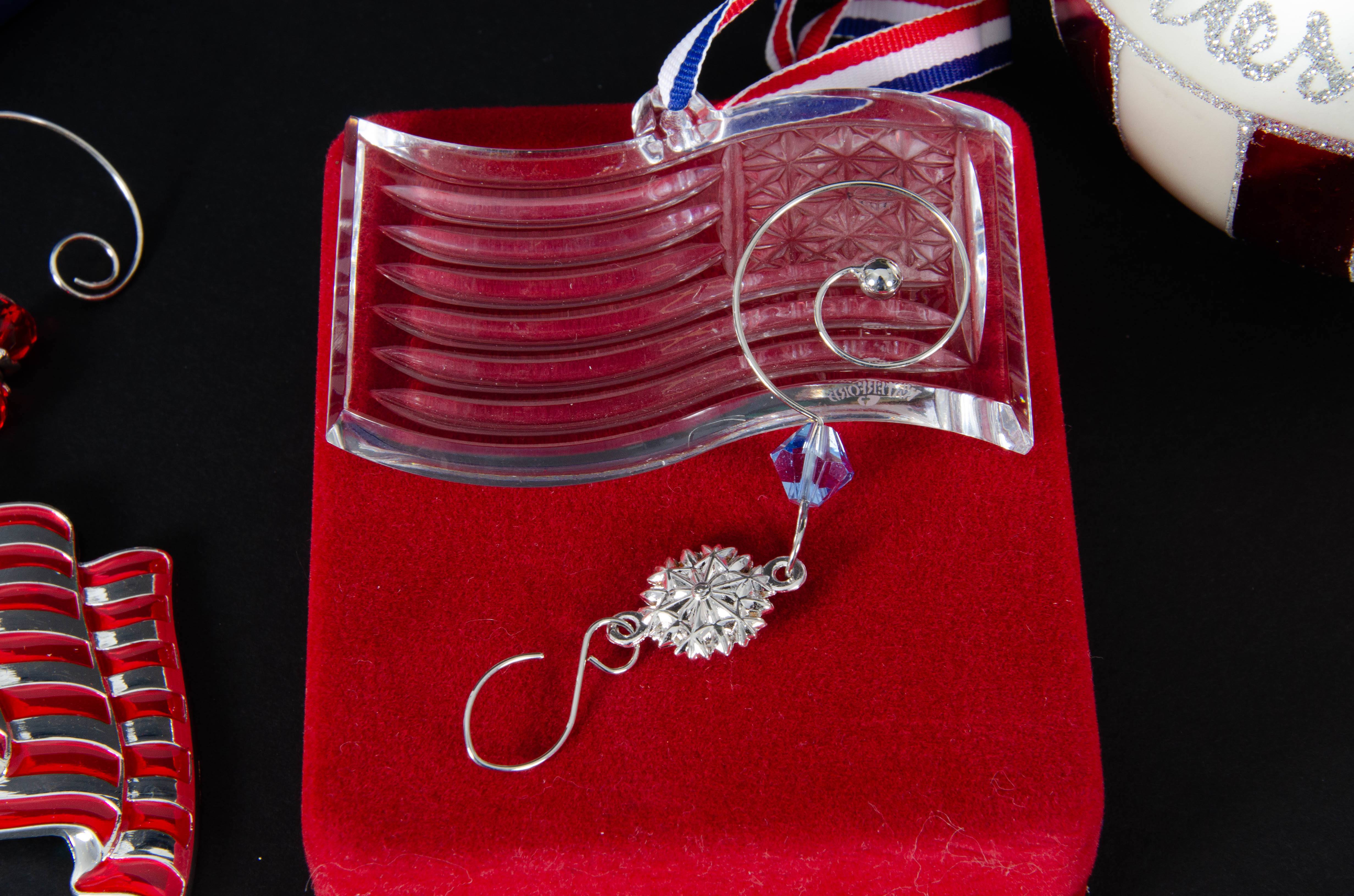 Waterford Crystal and Harvey Lewis "Support Our Troops" Ornaments