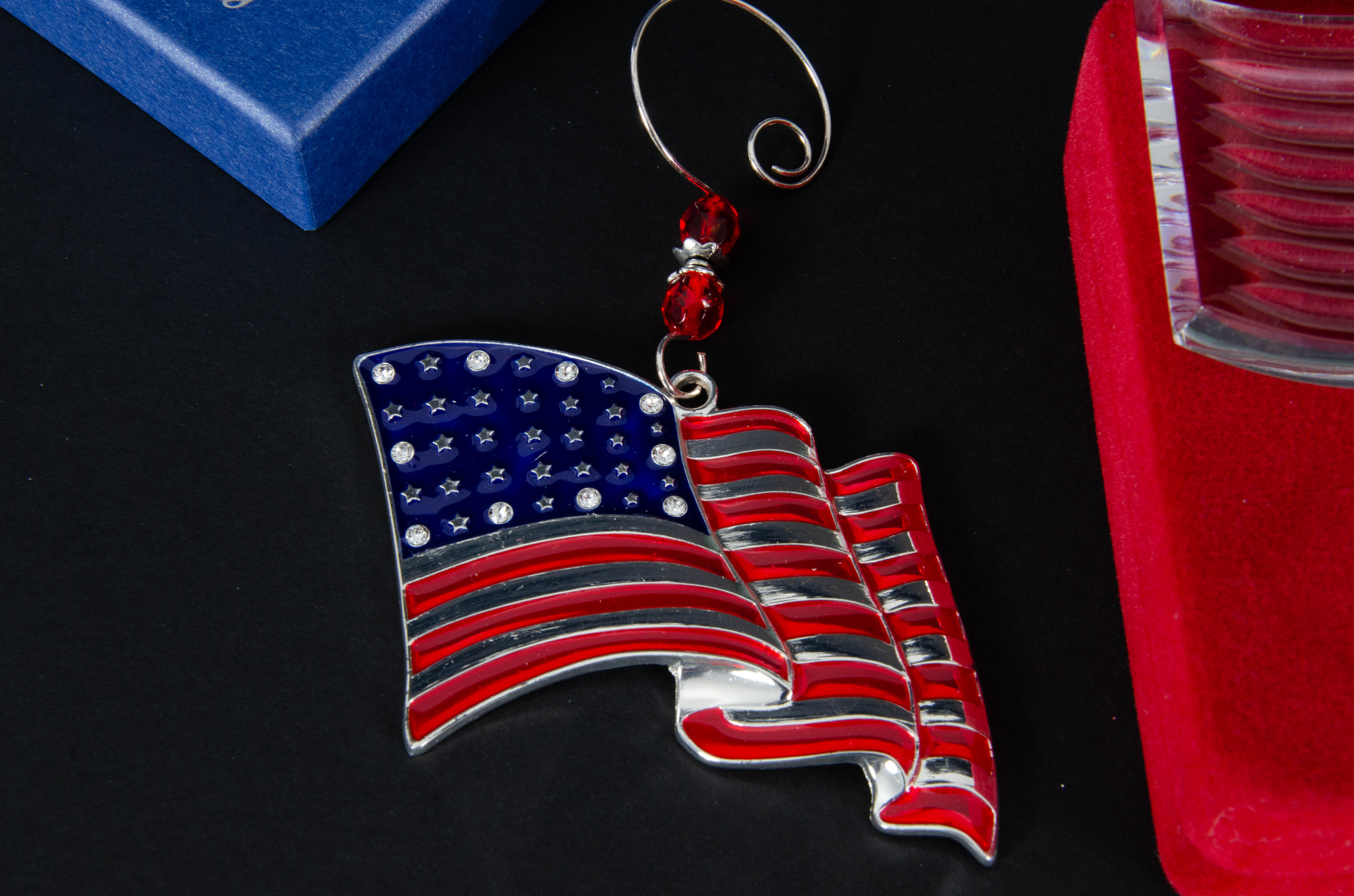 Waterford Crystal and Harvey Lewis "Support Our Troops" Ornaments