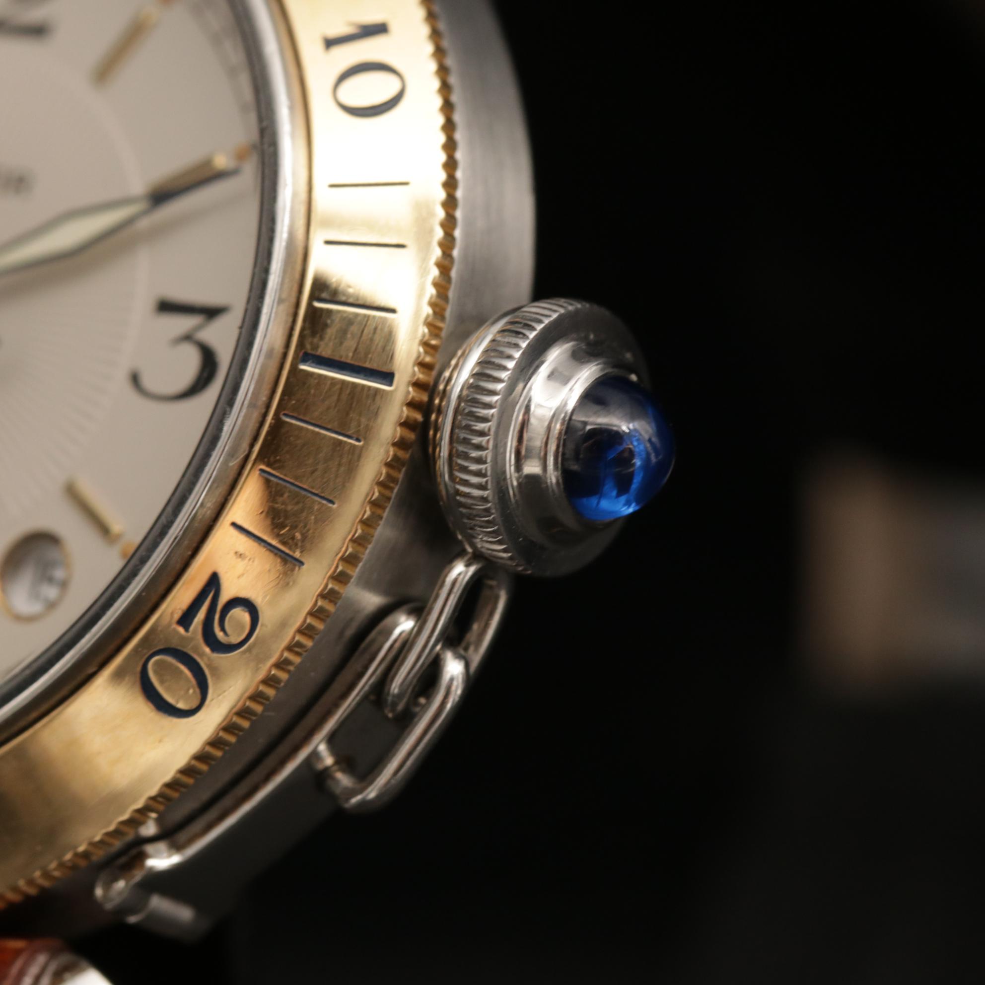 Cartier Pasha Power Reserve 18K Gold and Stainless Steel Automatic Watch