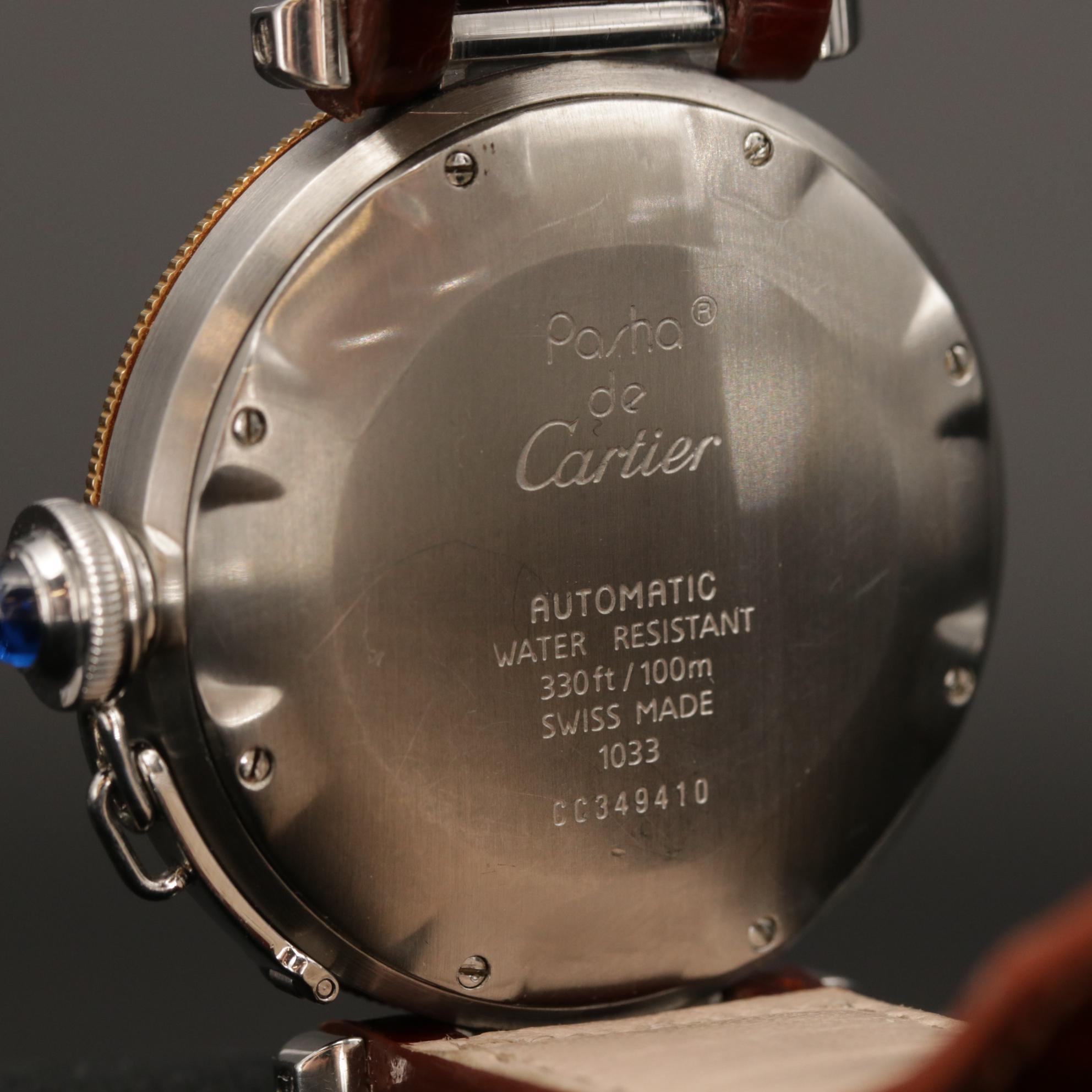 Cartier Pasha Power Reserve 18K Gold and Stainless Steel Automatic Watch