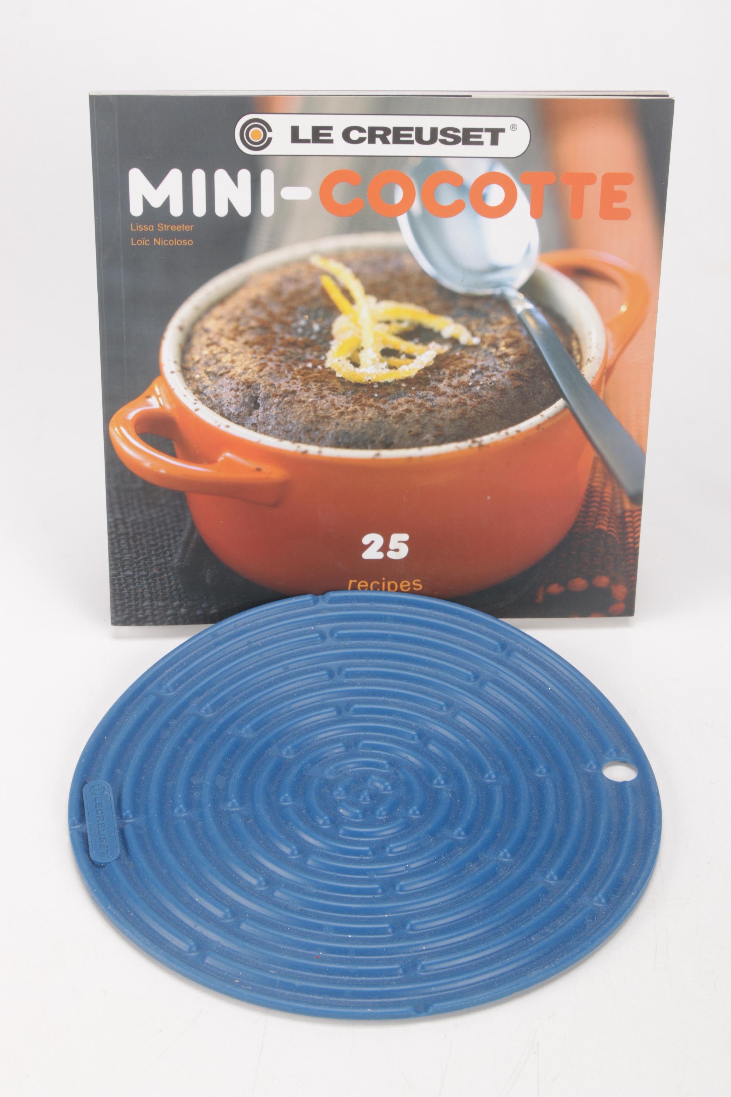 Le Creuset Cobalt Blue Stoneware Bakeware, Mid to Late 20th Century