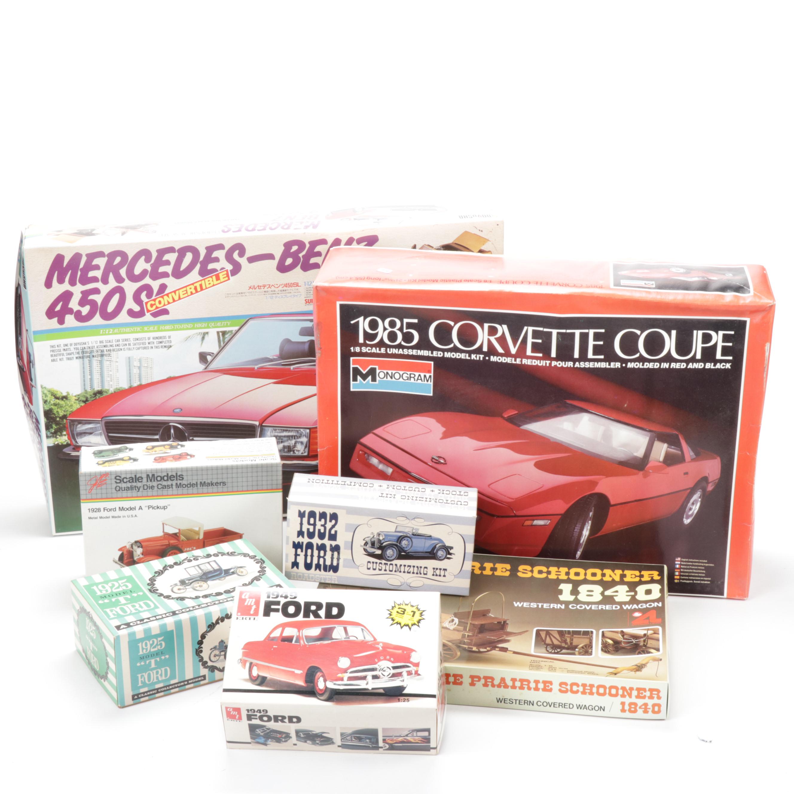 AMT, Monogram, Doyusha and Other Model Vehicle Kits