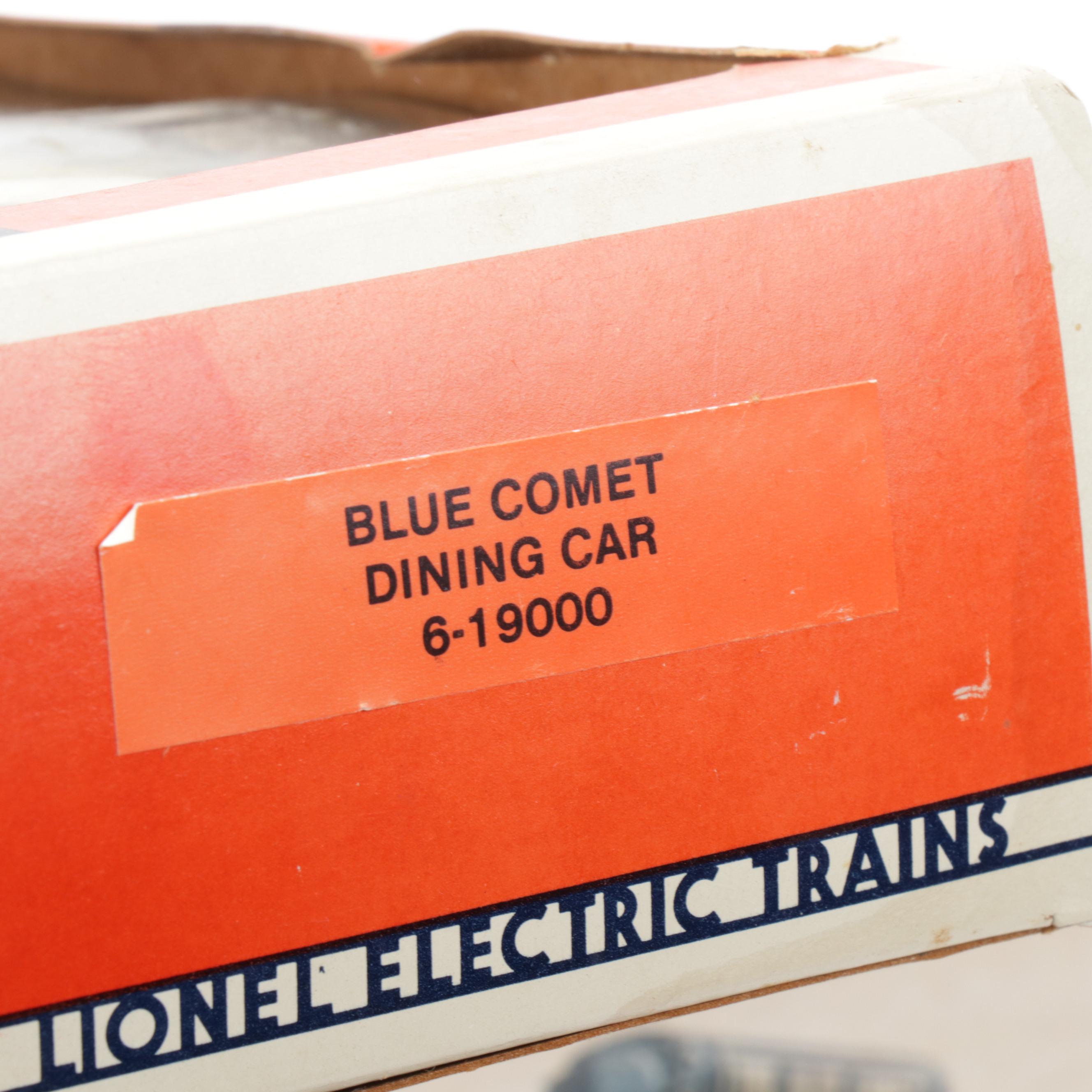Lionel O-Gauge "Blue Comet" Steam Locomotive and Passenger Cars
