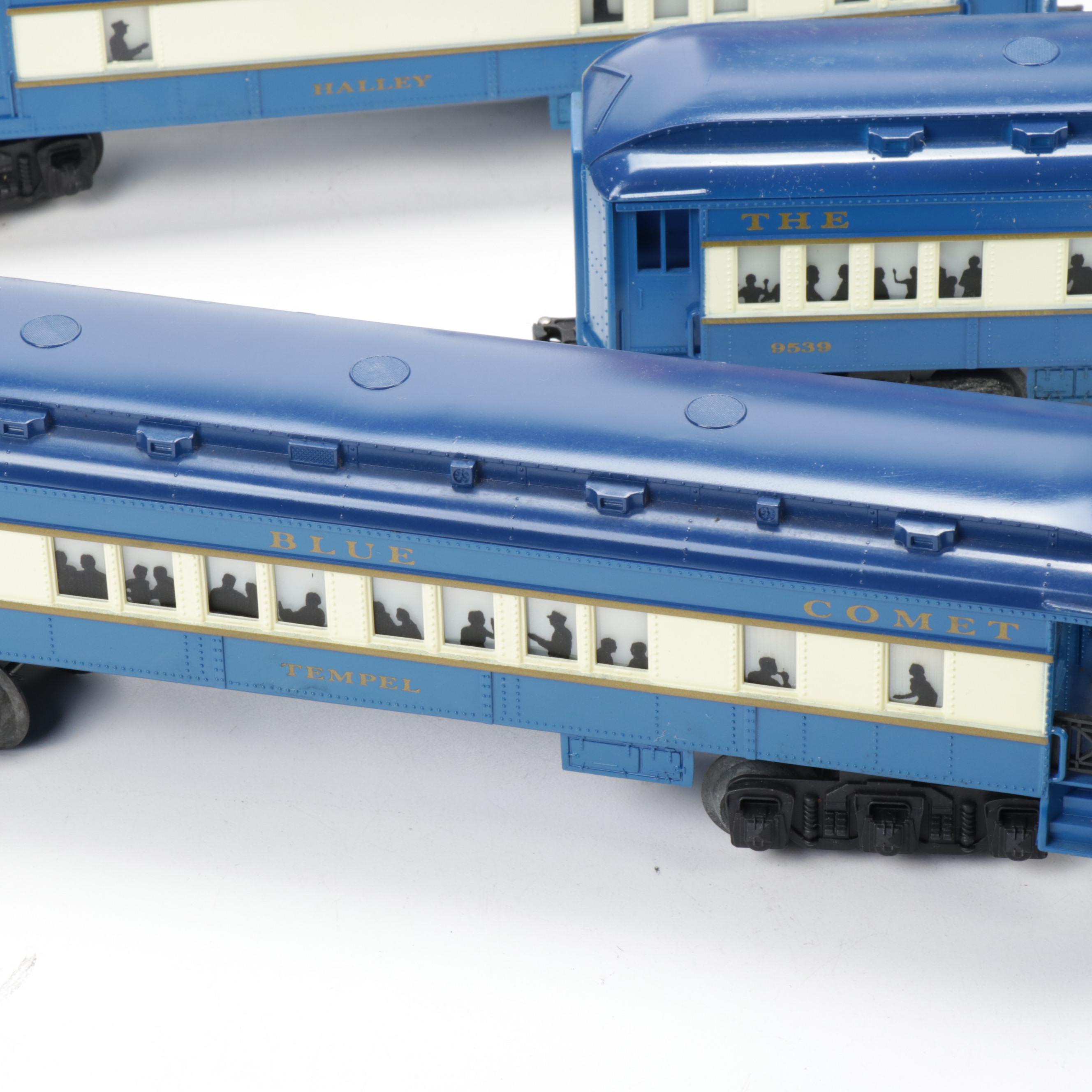 Lionel O-Gauge "Blue Comet" Steam Locomotive and Passenger Cars