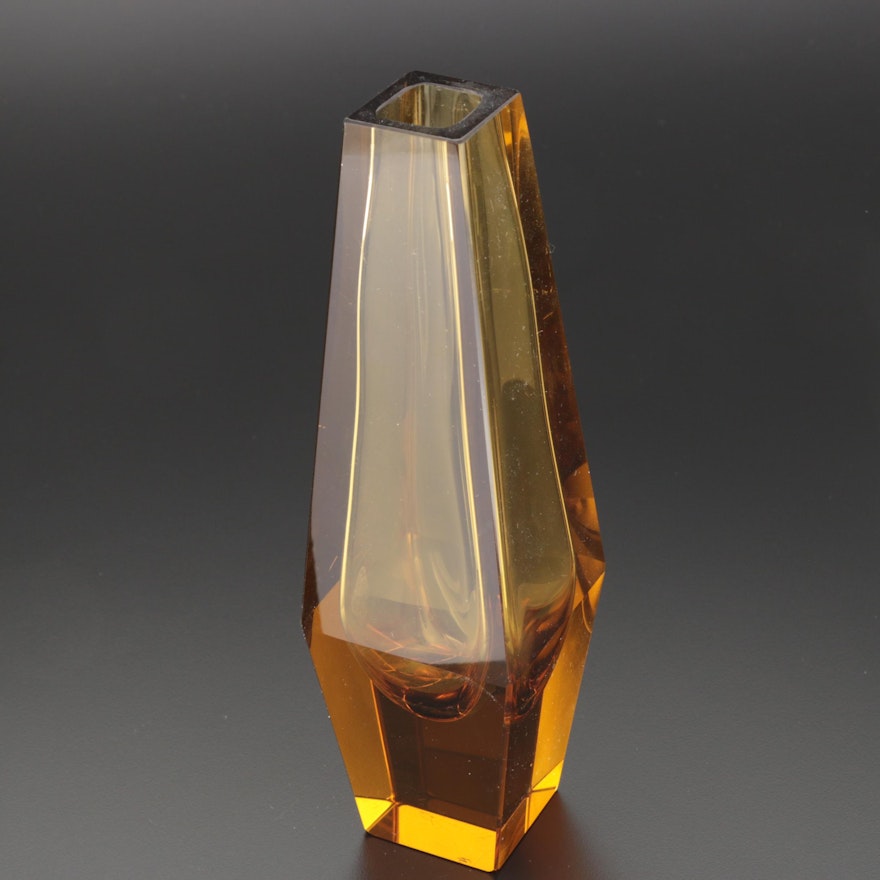 Modern Geometric Glass Vase