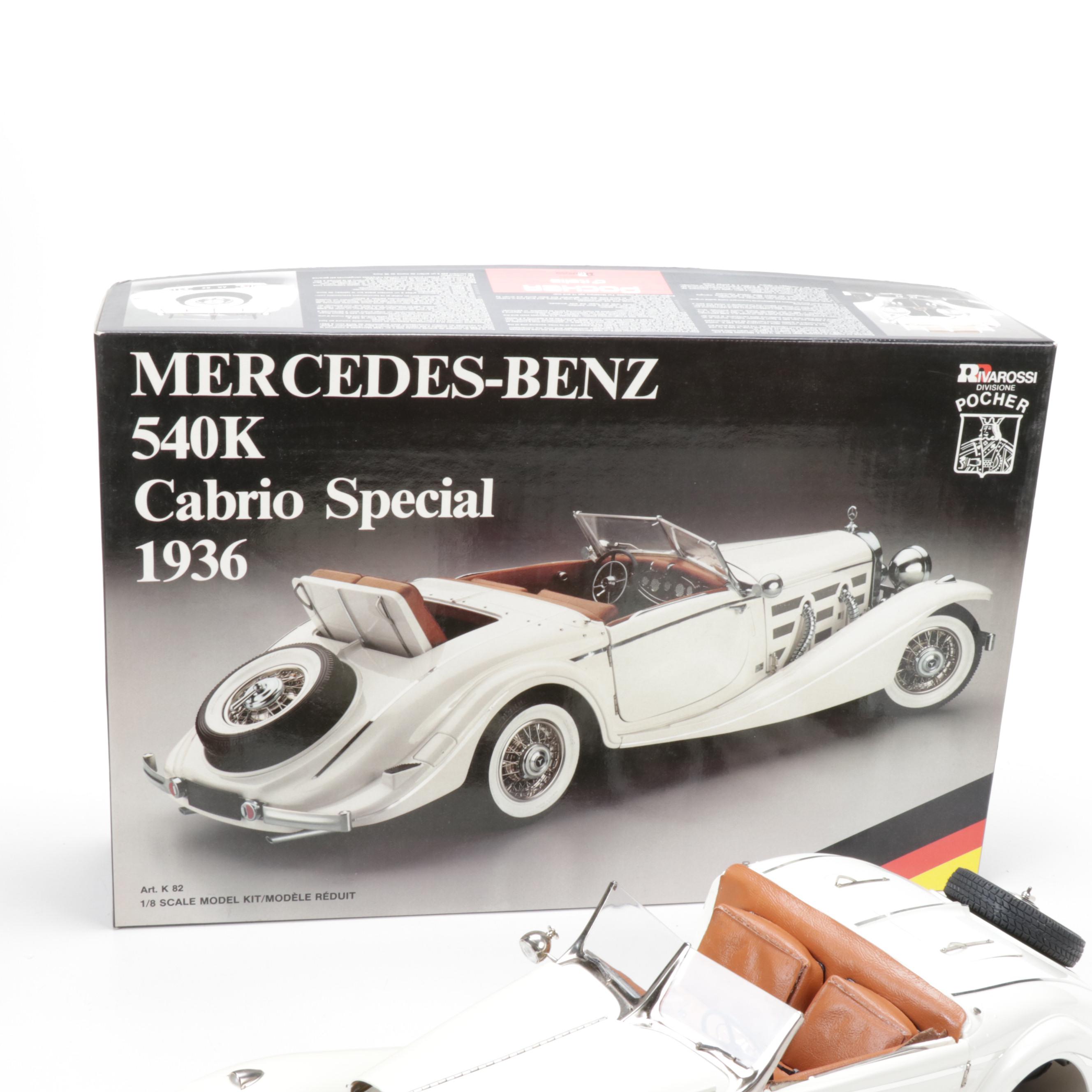 Pocher 1936 Mercedes-Benz 540K Cabrio Special Model Kit