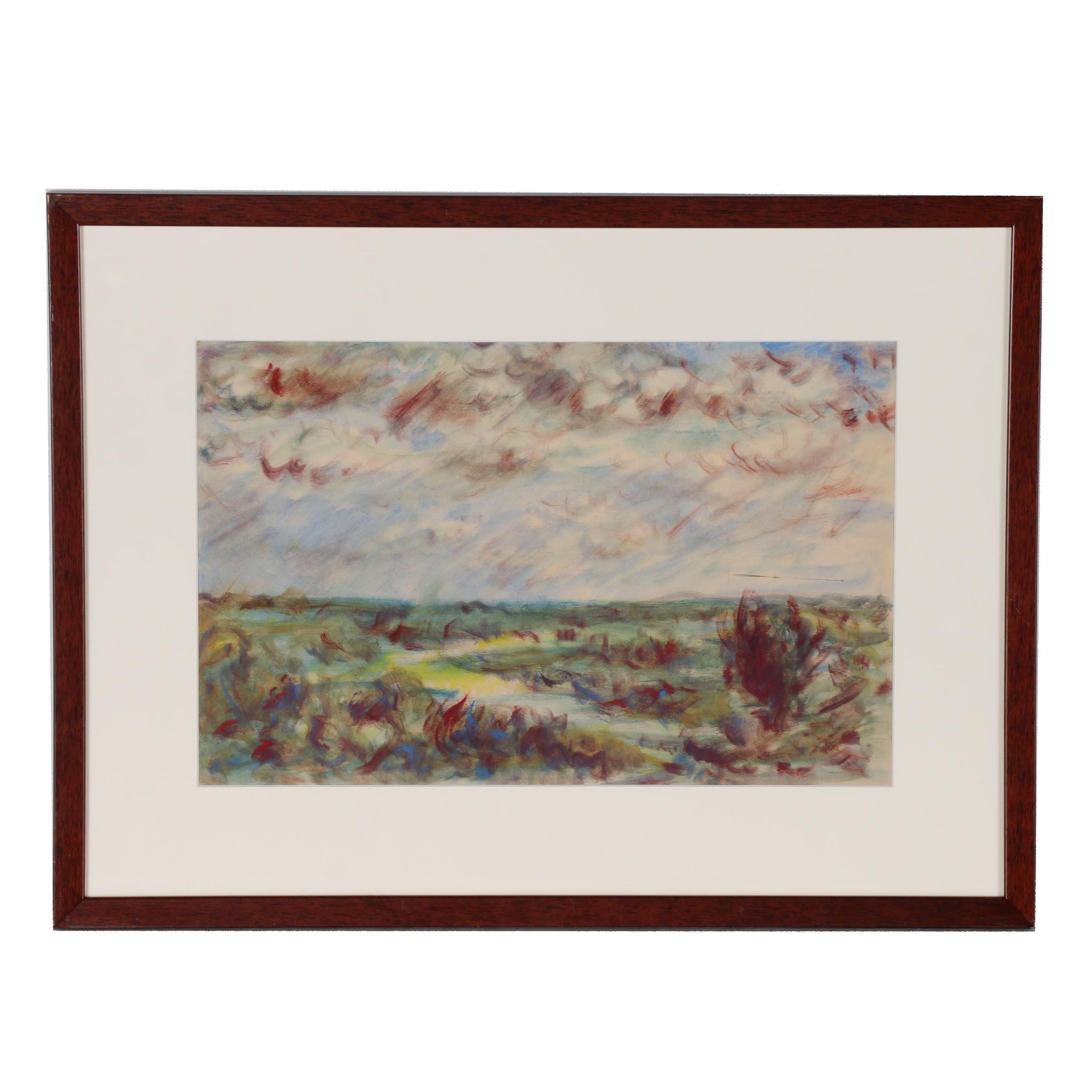 Paul Chidlaw Landscape Mixed Media Painting