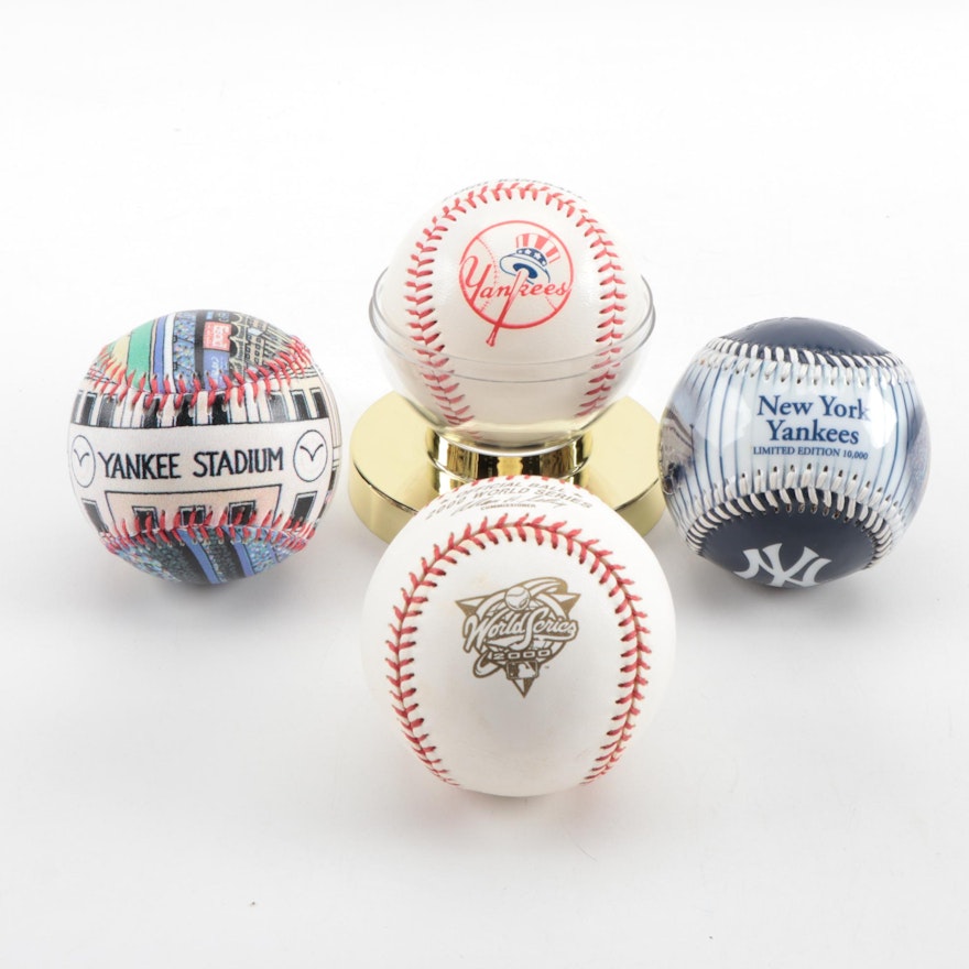 New York Yankees and 2000 World Series Baseballs