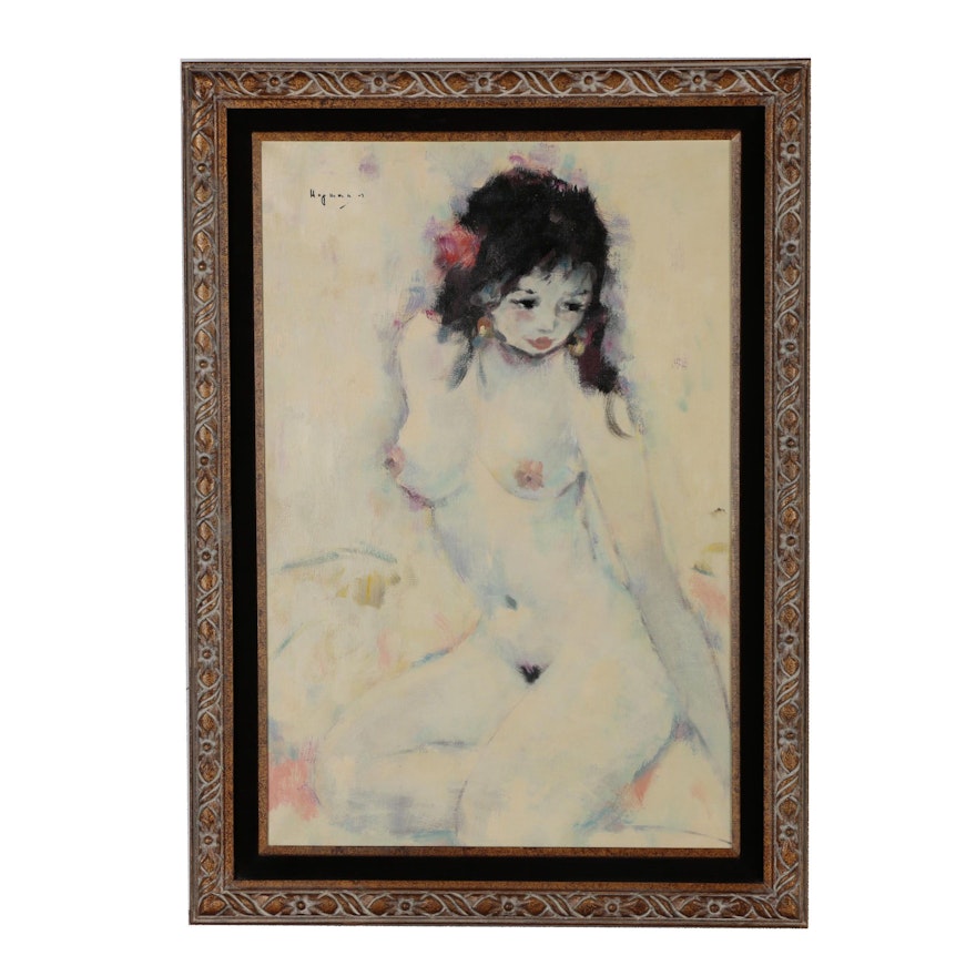 Figure Oil Painting of Female Nude