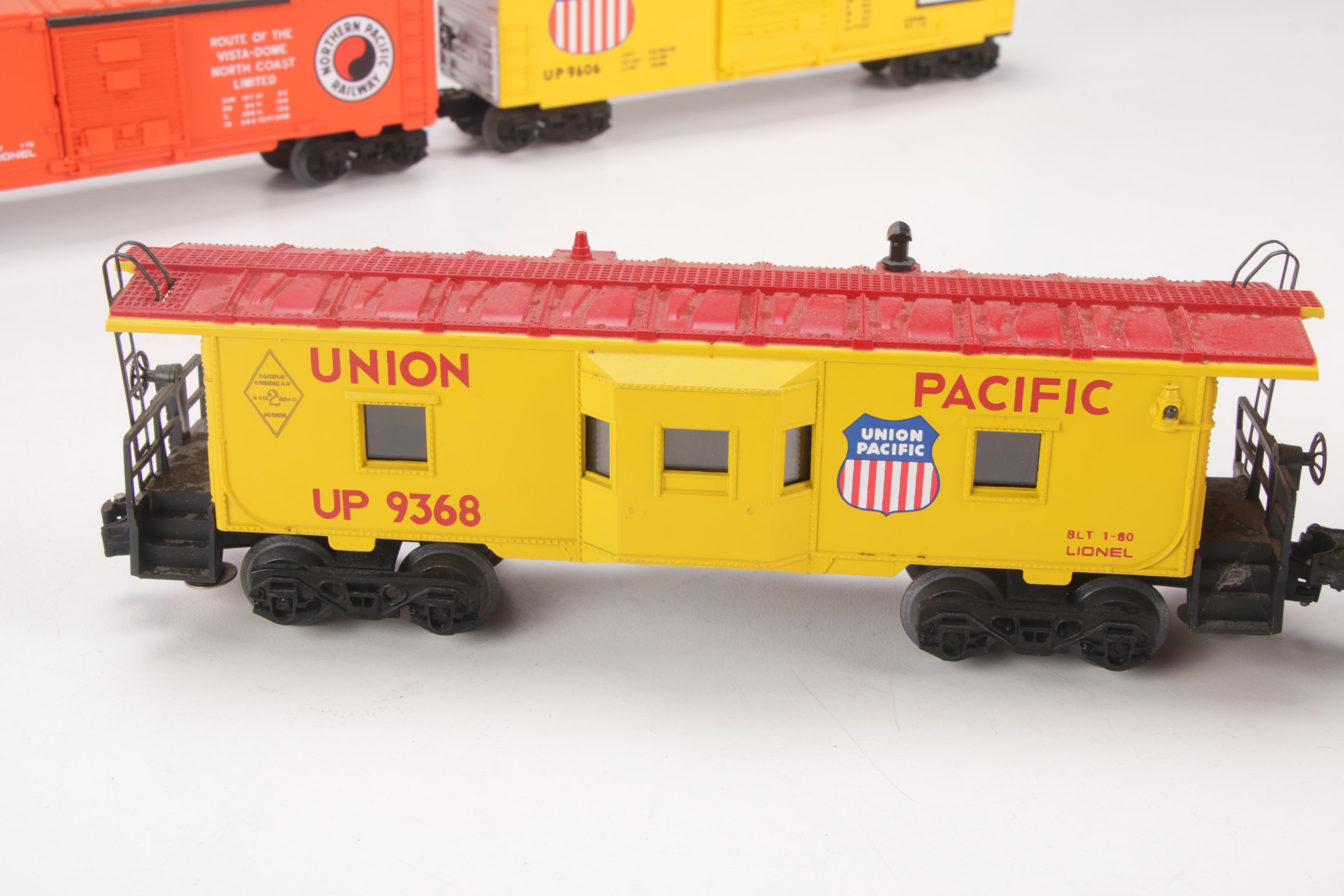Lionel O-Gauge Union Pacific 202 Diesel Locomotive with Freight Cars and Caboose