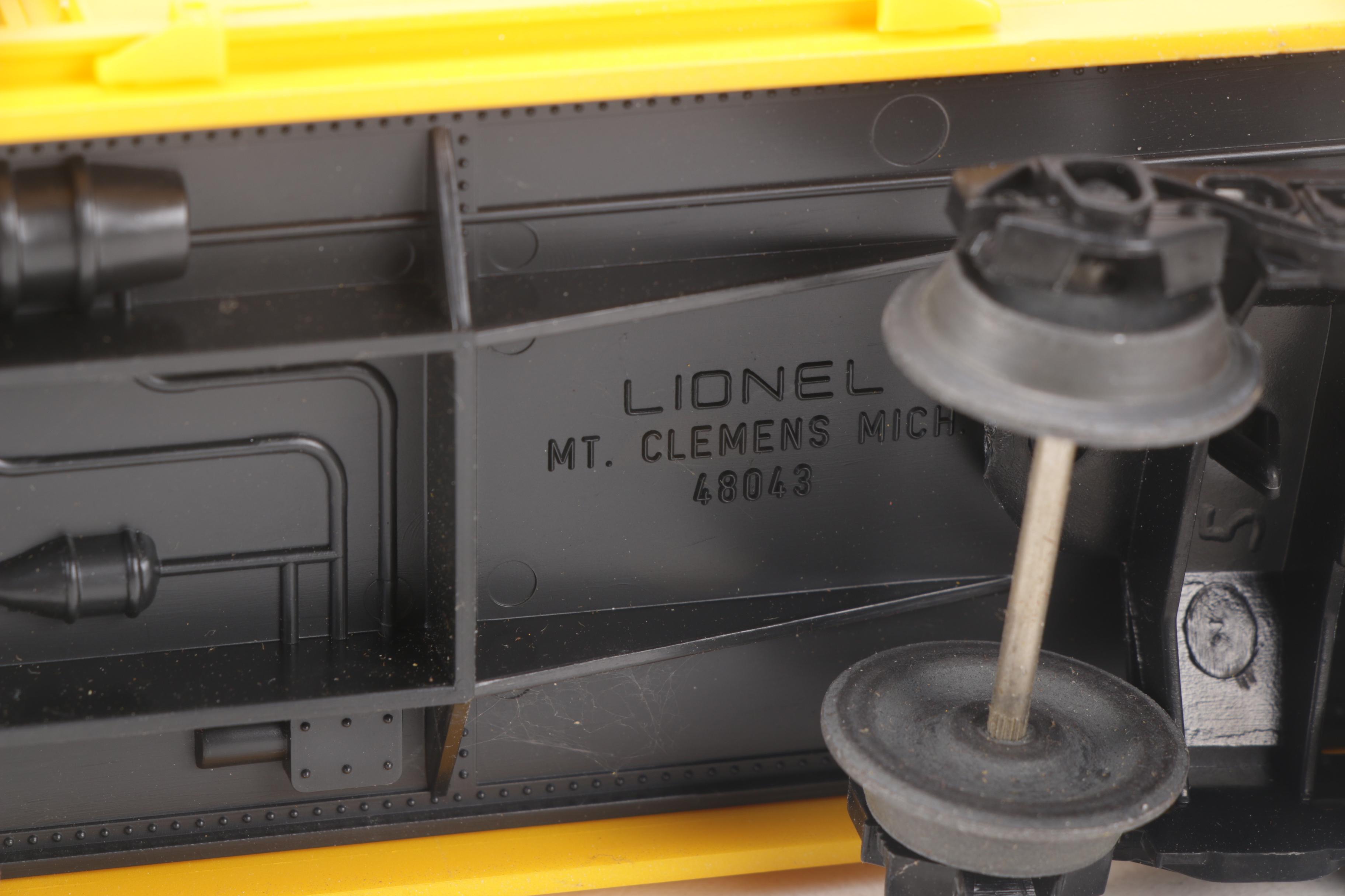 Lionel O-Gauge Union Pacific 202 Diesel Locomotive with Freight Cars and Caboose