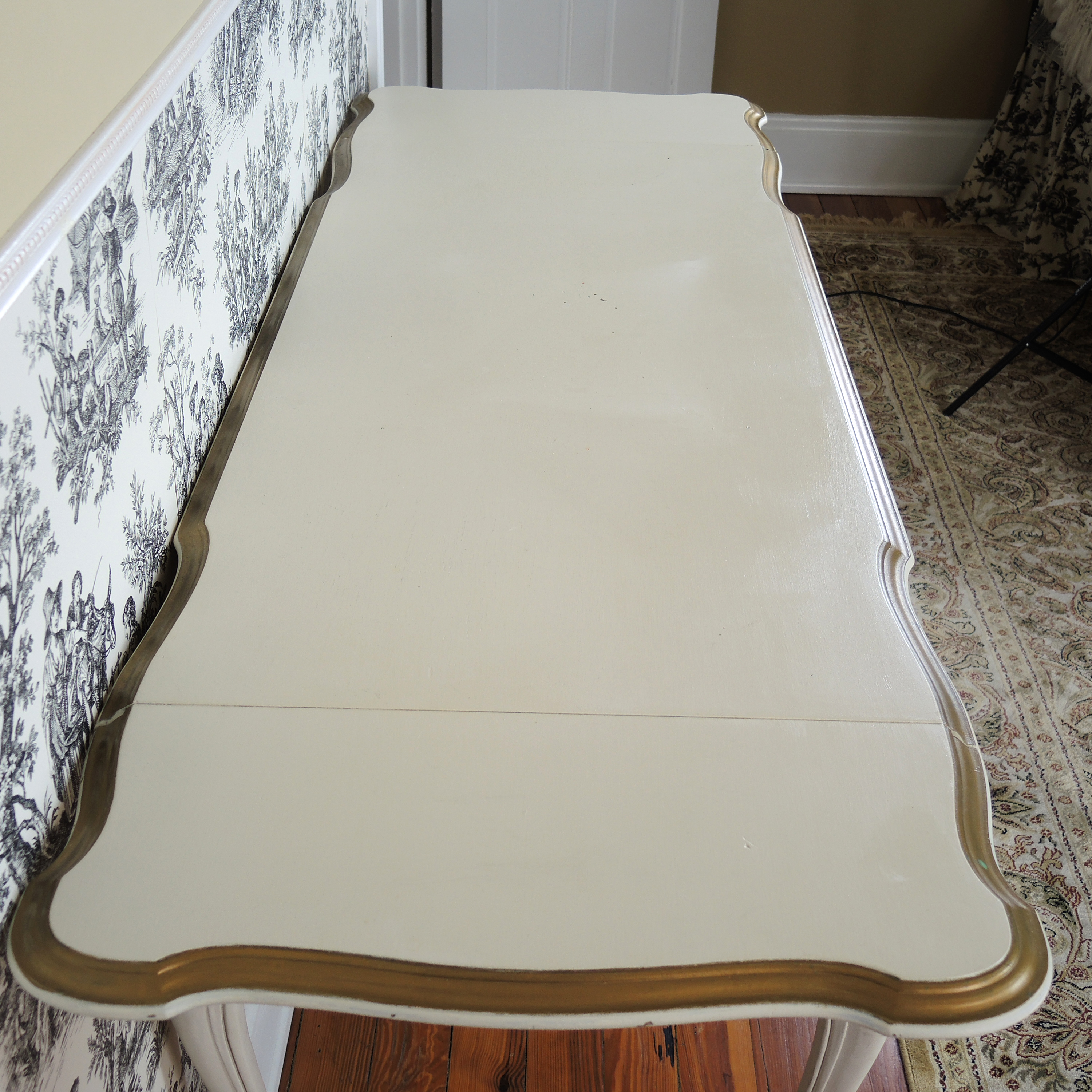 Brandt French Provincial Style, Drop Leaf Writing Desk, Mid to Late 20th Century