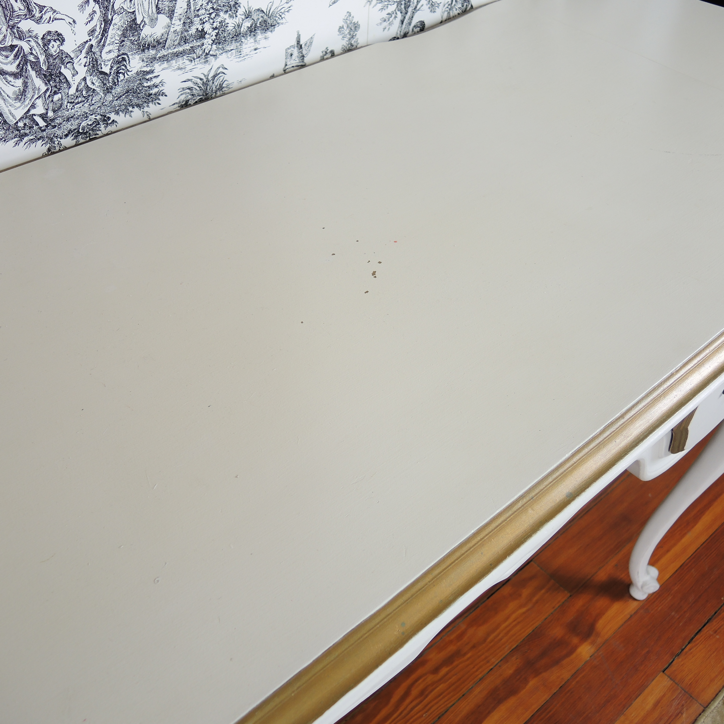 Brandt French Provincial Style, Drop Leaf Writing Desk, Mid to Late 20th Century