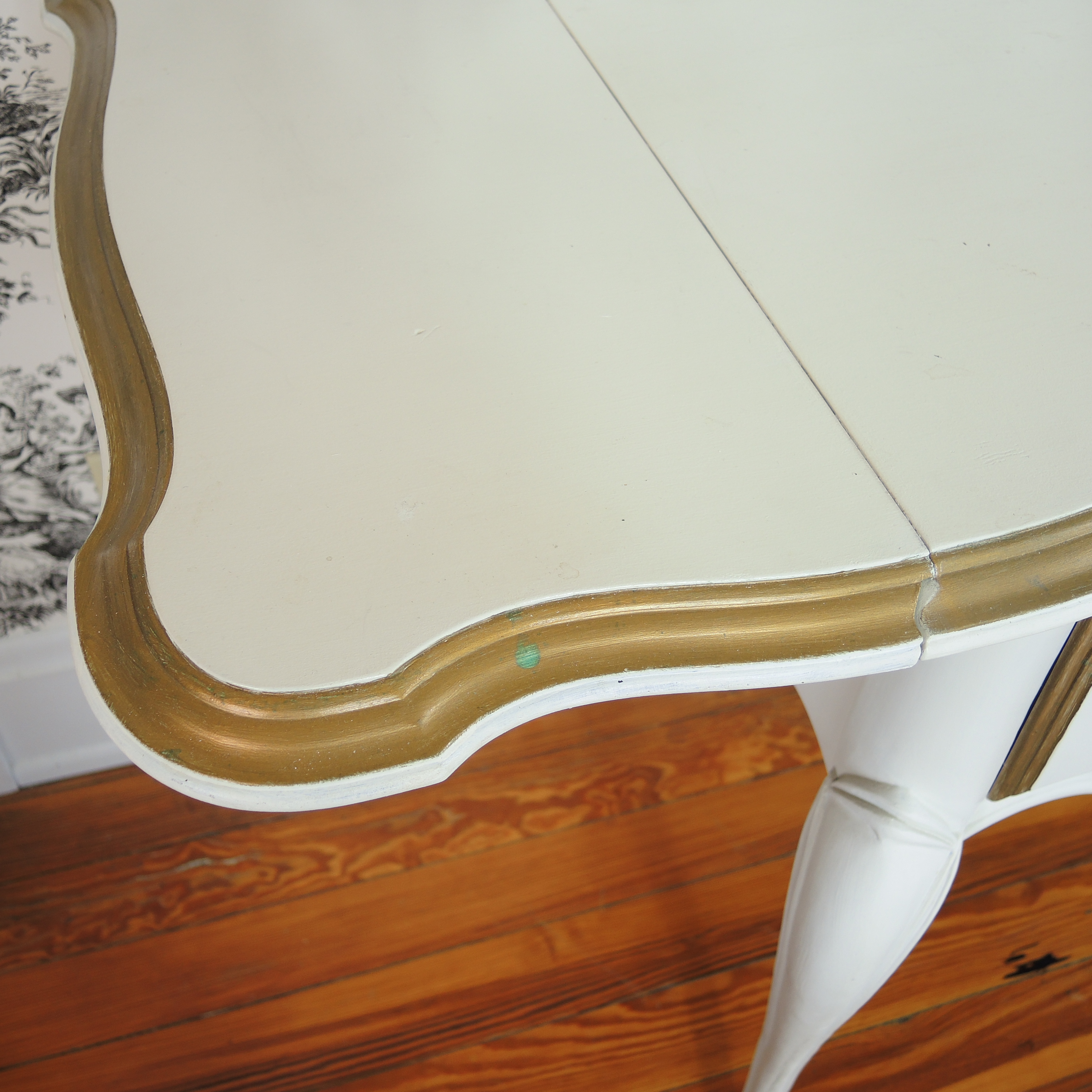 Brandt French Provincial Style, Drop Leaf Writing Desk, Mid to Late 20th Century