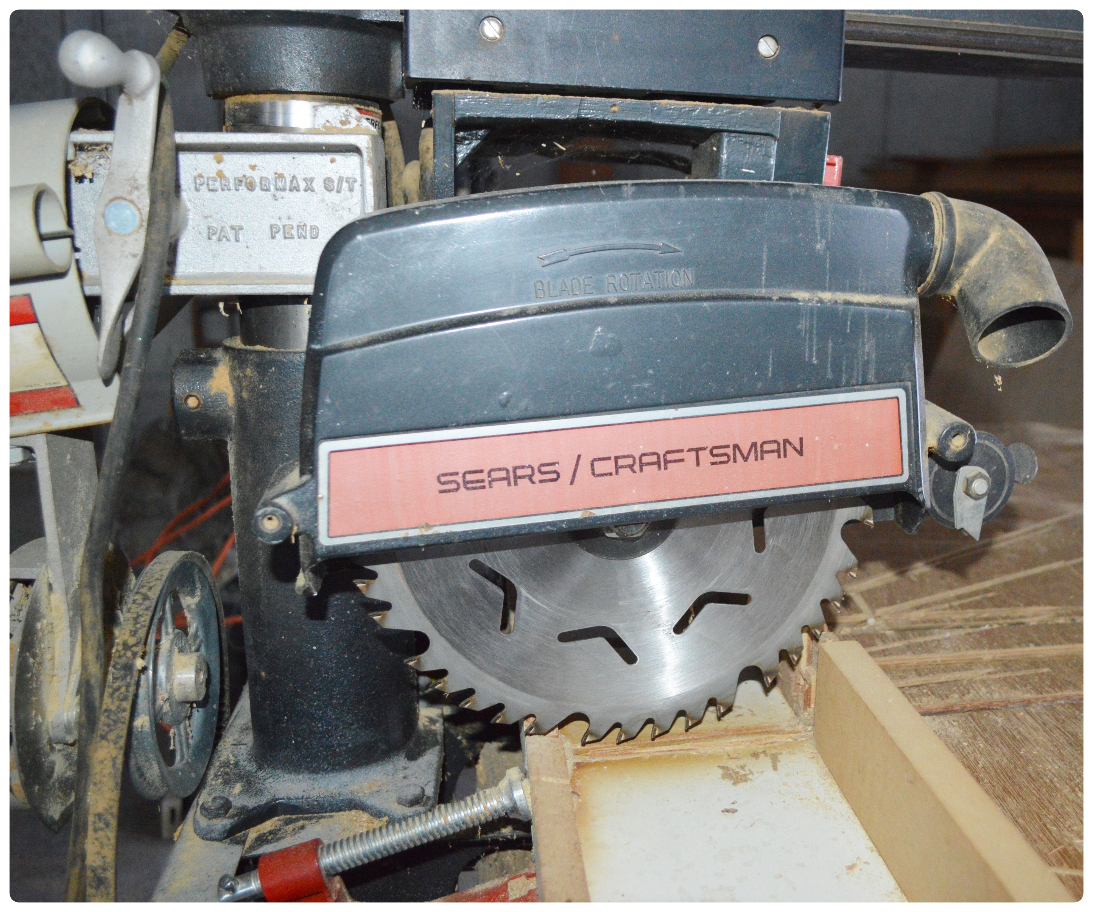 Craftsman 10" Radial Arm Saw with Performax S/T Drum Sander